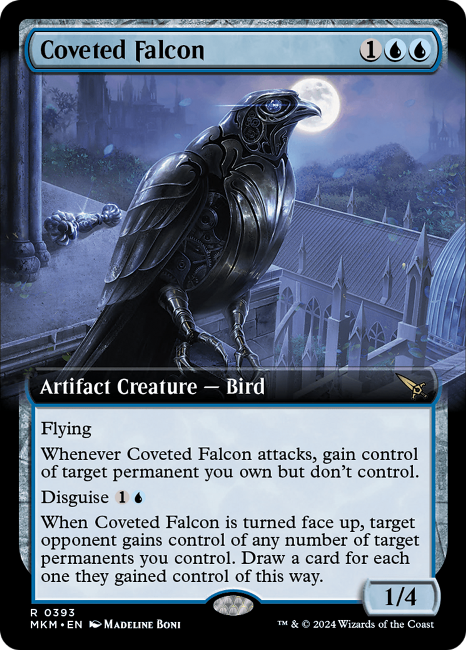 Coveted Falcon — Murders at Karlov Manor — Magic: The Gathering