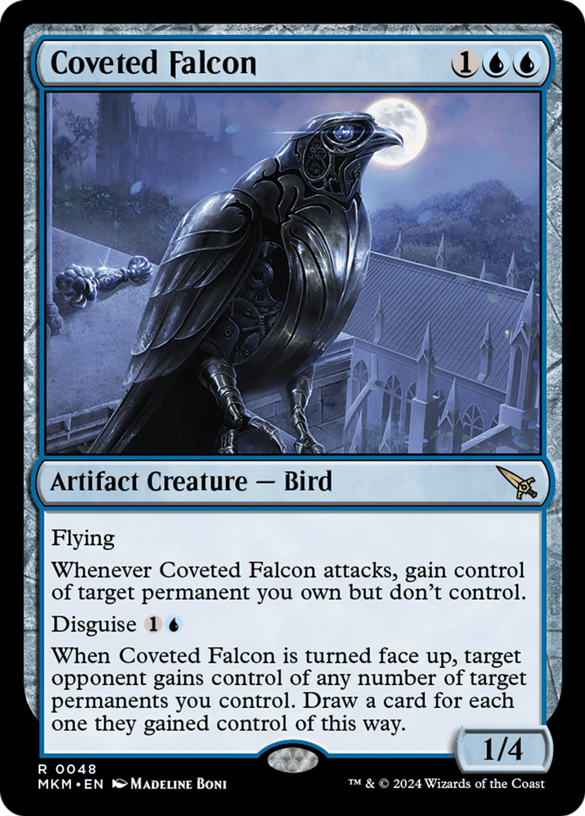 Coveted Falcon — Murders at Karlov Manor — Magic: The Gathering