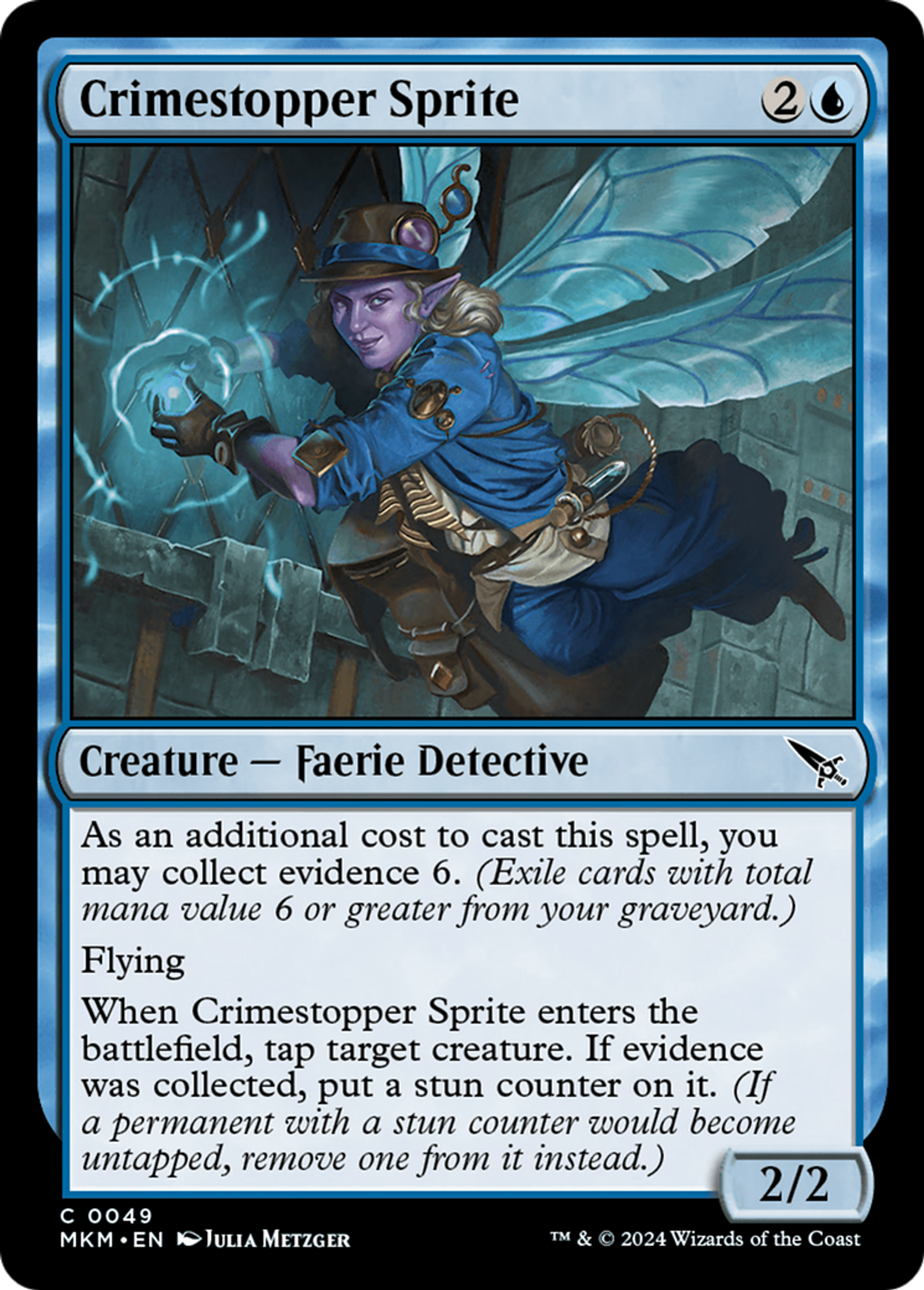 Crimestopper Sprite — Murders at Karlov Manor — Magic: The Gathering