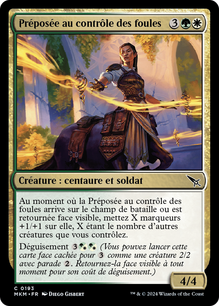 Préposée au contrôle des foules — Murders at Karlov Manor — Magic: The Gathering