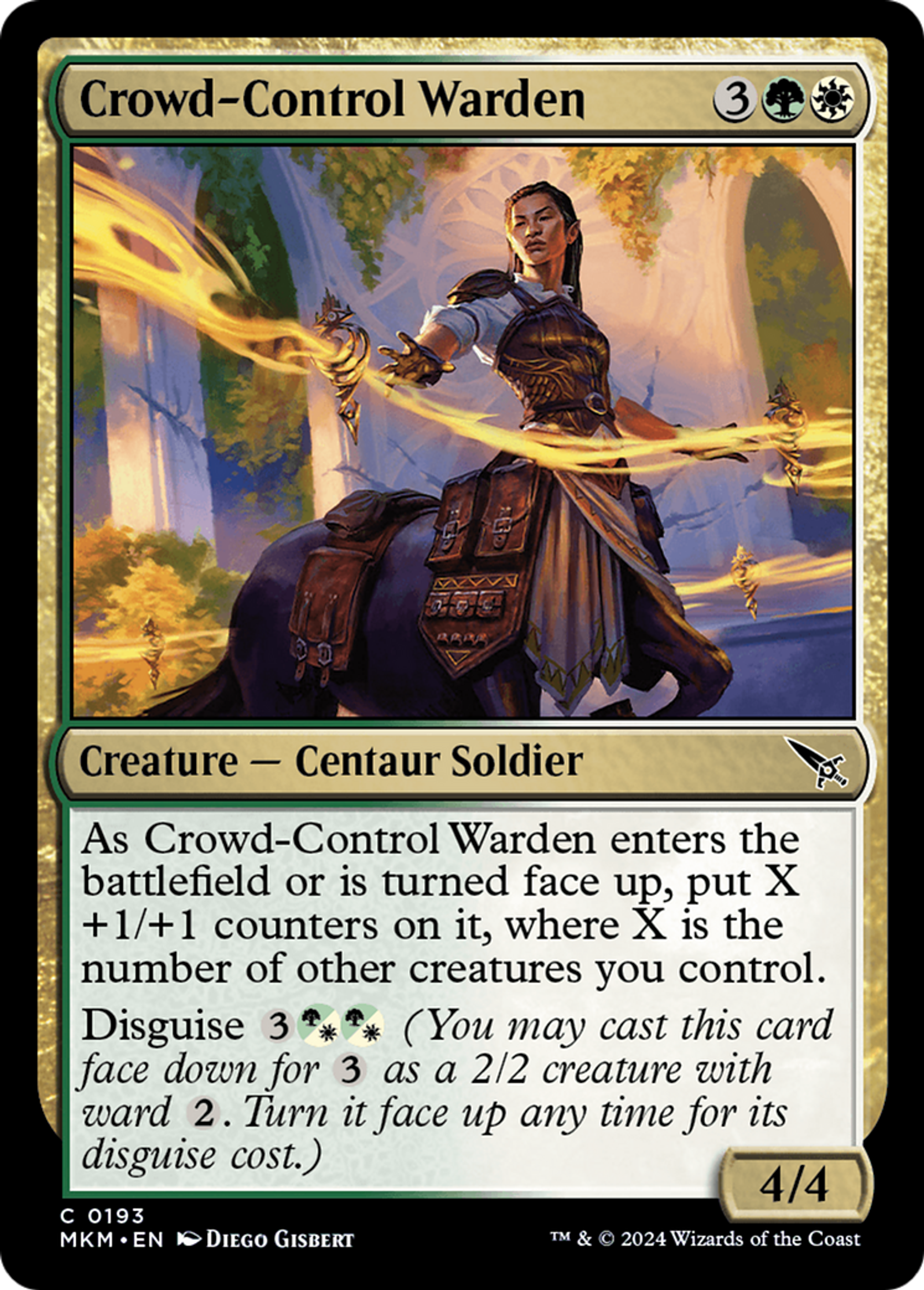 Préposée au contrôle des foules — Murders at Karlov Manor — Magic: The Gathering