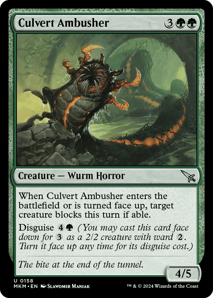 Culvert Ambusher — Murders at Karlov Manor — Magic: The Gathering