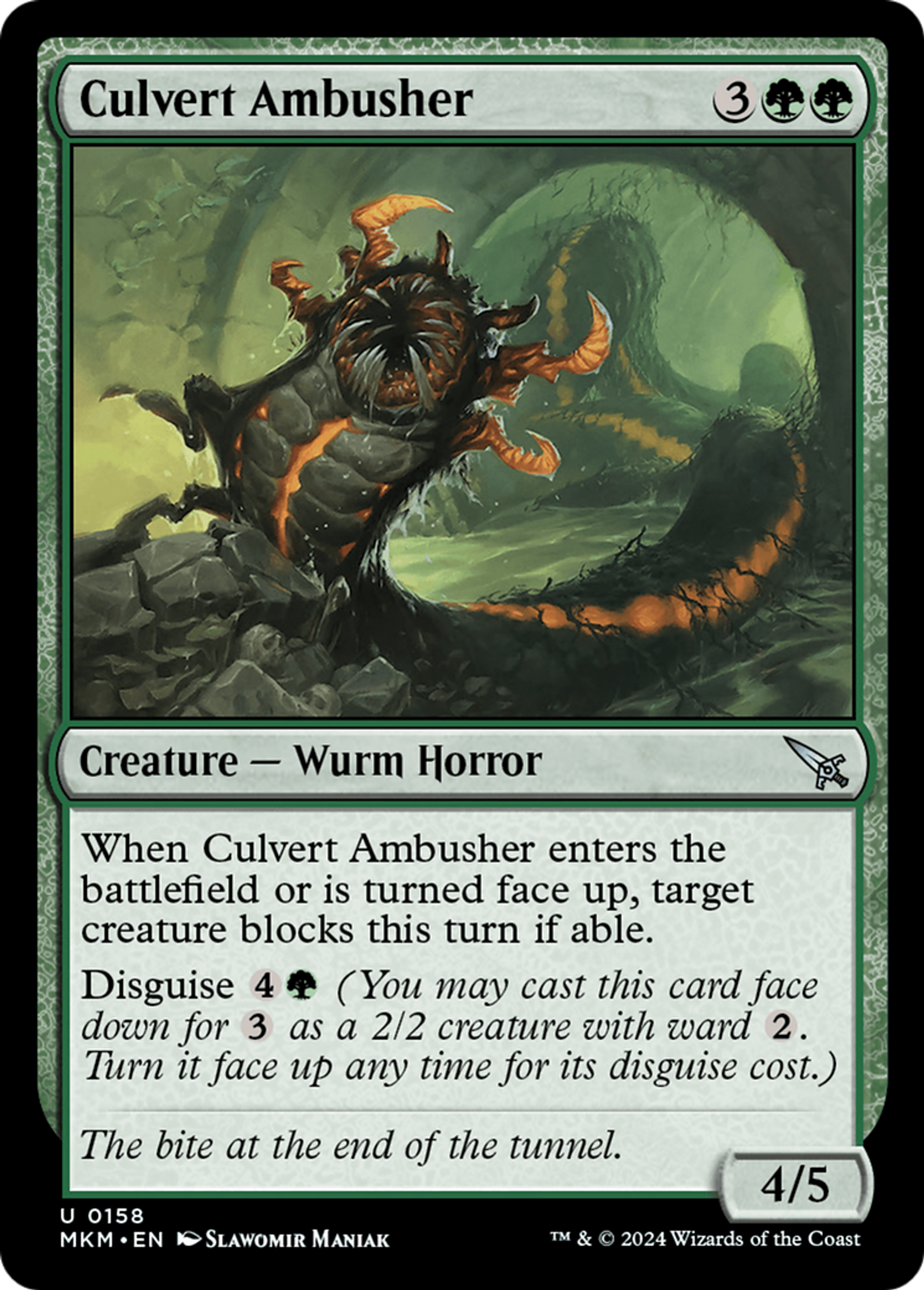 Culvert Ambusher — Murders at Karlov Manor — Magic: The Gathering
