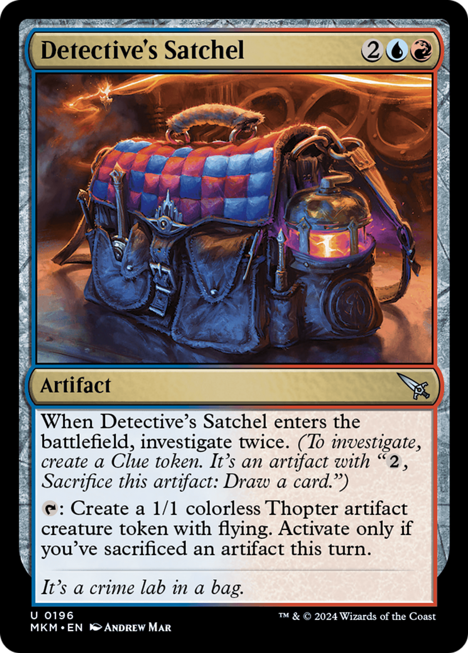Detective's Satchel — Murders at Karlov Manor — Magic: The Gathering