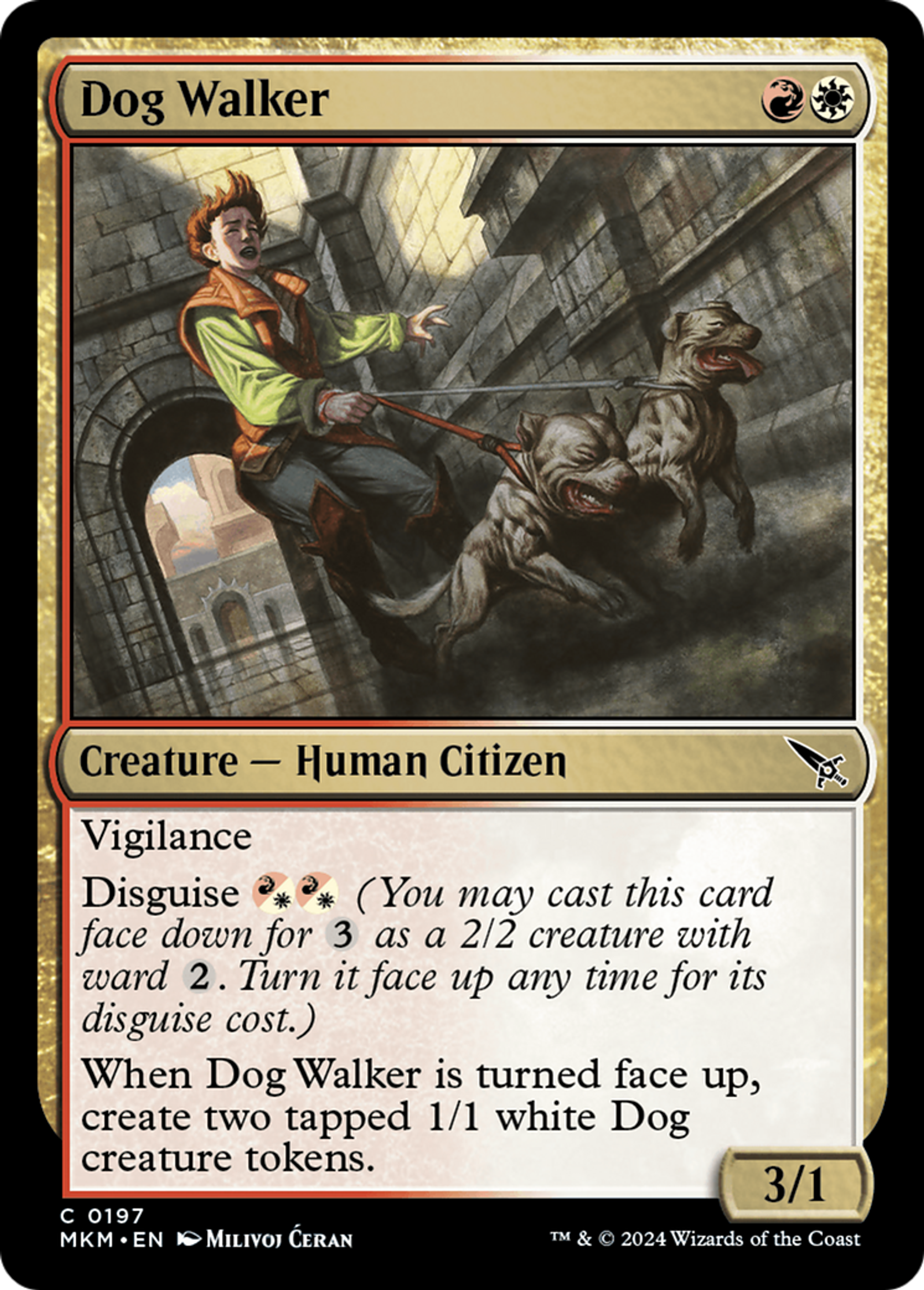 Dog Walker — Murders at Karlov Manor — Magic: The Gathering