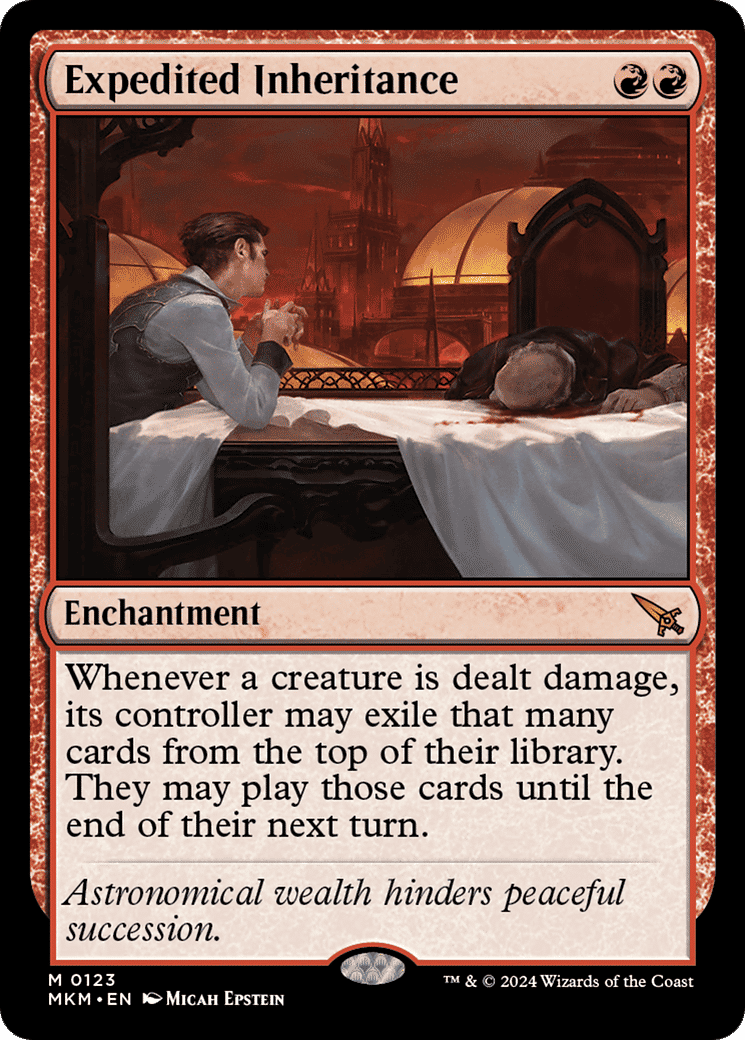 Expedited Inheritance — Murders at Karlov Manor — Magic: The Gathering