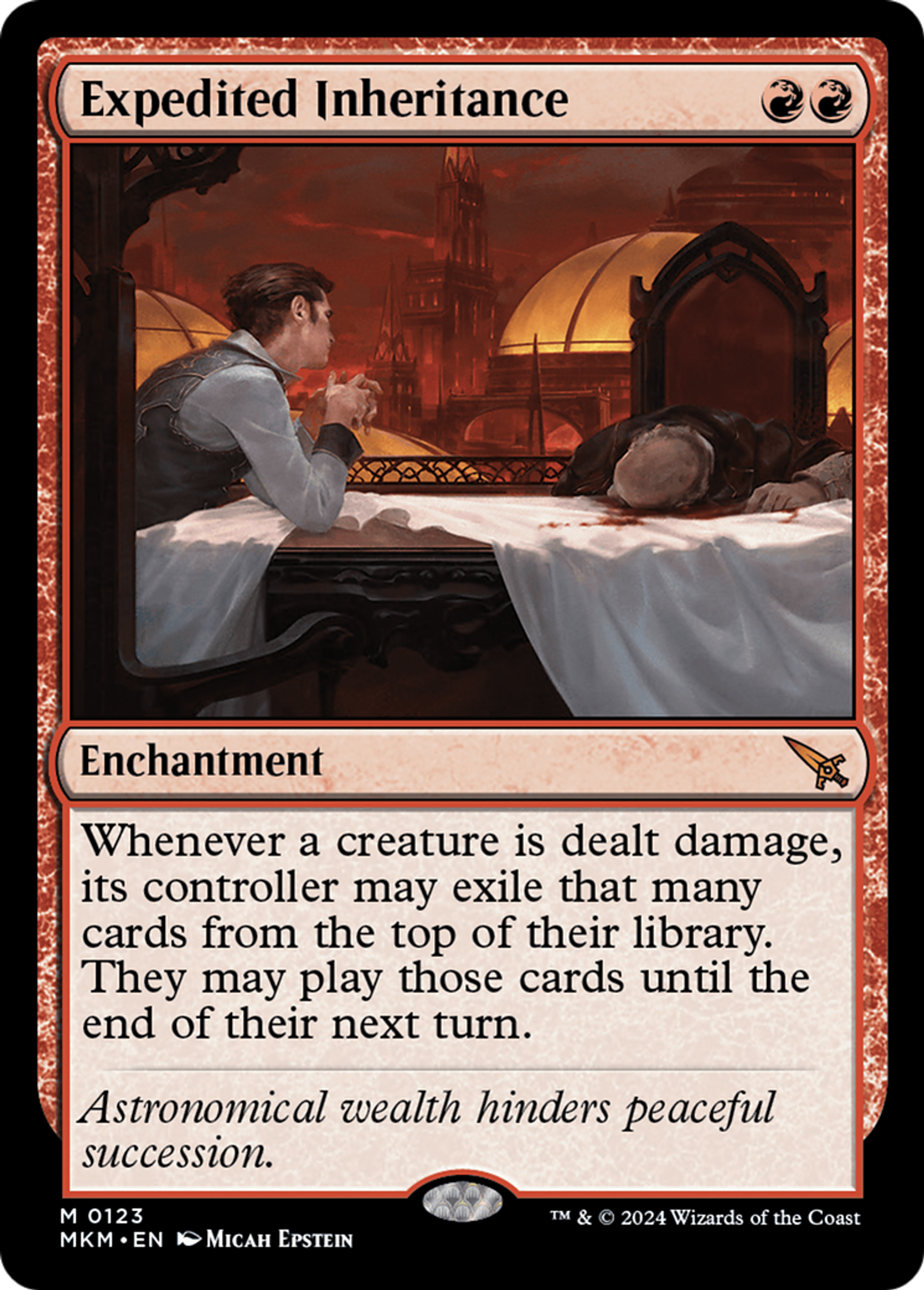 Expedited Inheritance — Murders at Karlov Manor — Magic: The Gathering