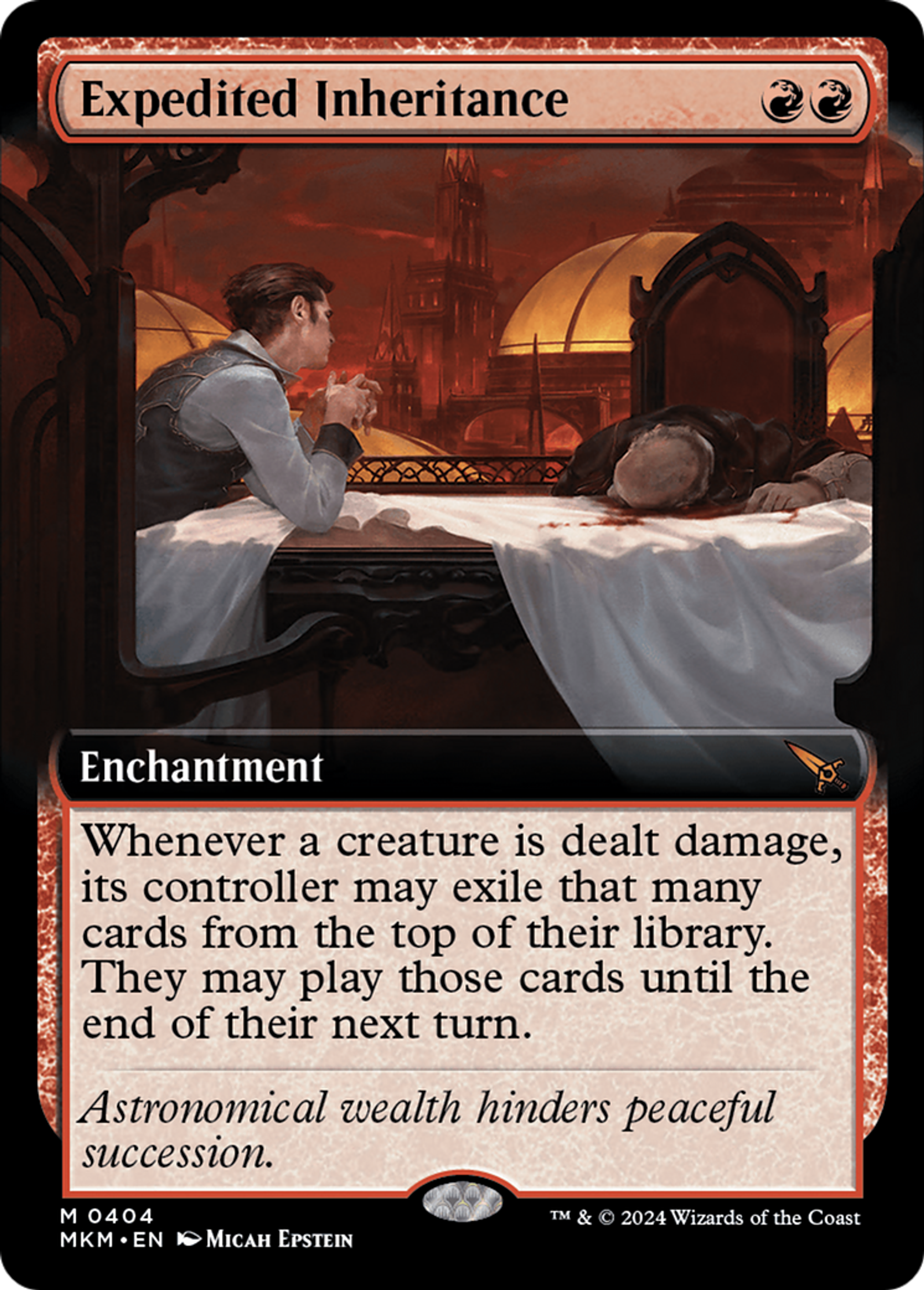 Expedited Inheritance — Murders at Karlov Manor — Magic: The Gathering
