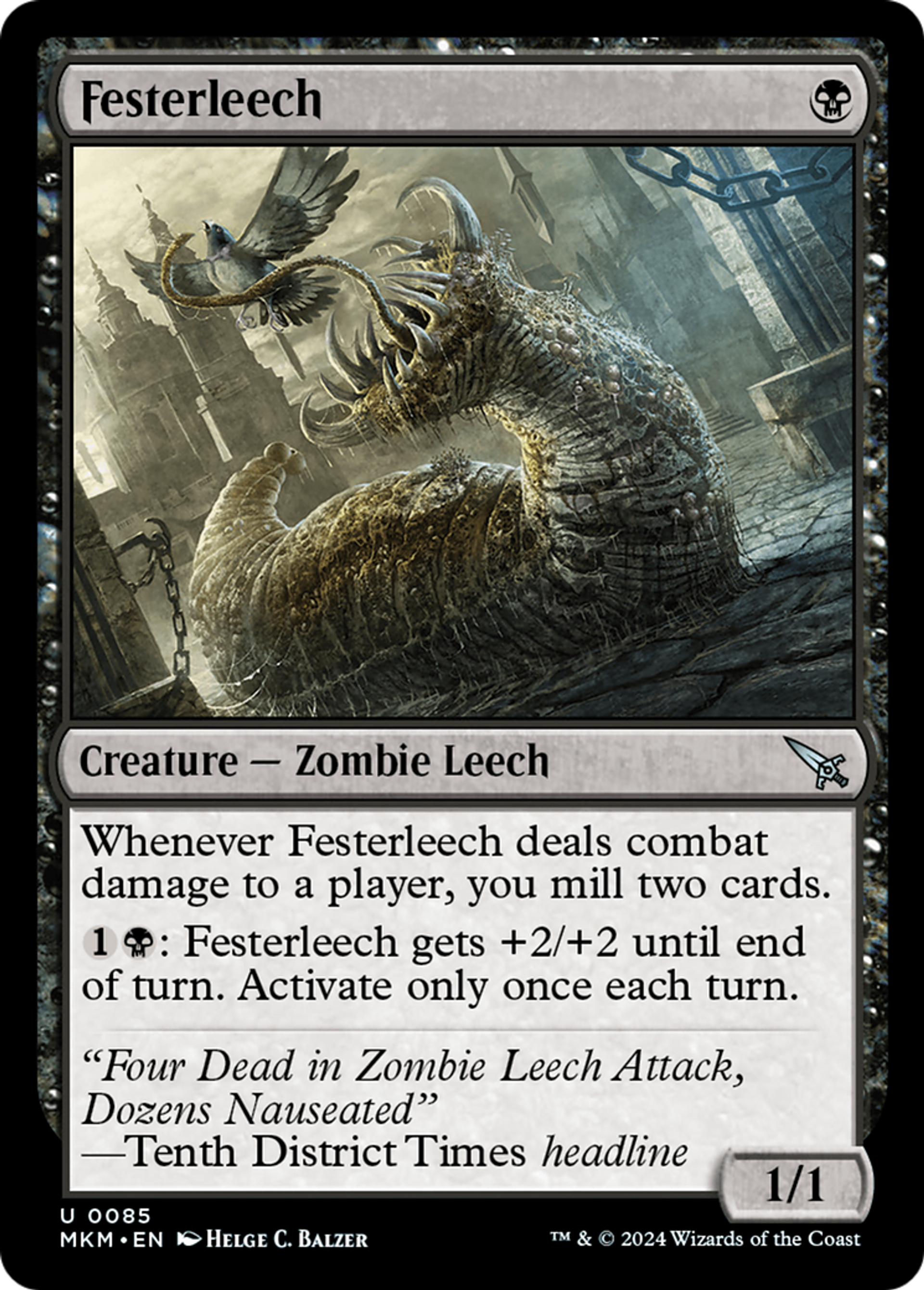 Festerleech — Murders at Karlov Manor — Magic: The Gathering