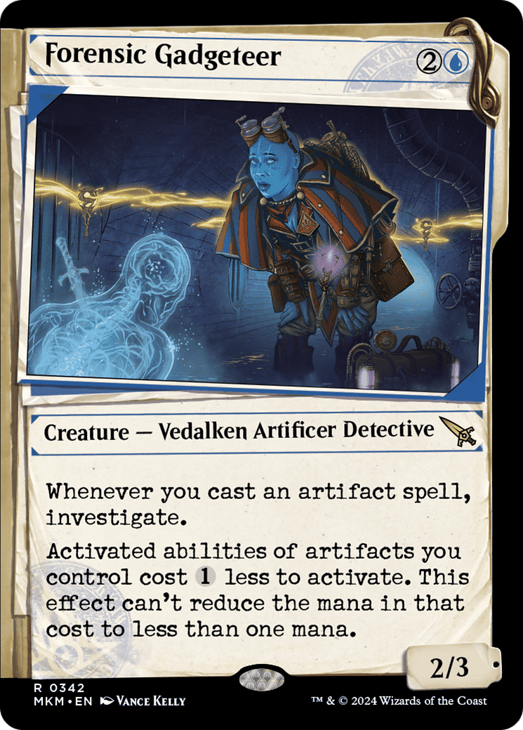 Forensic Gadgeteer — Murders at Karlov Manor — Magic: The Gathering