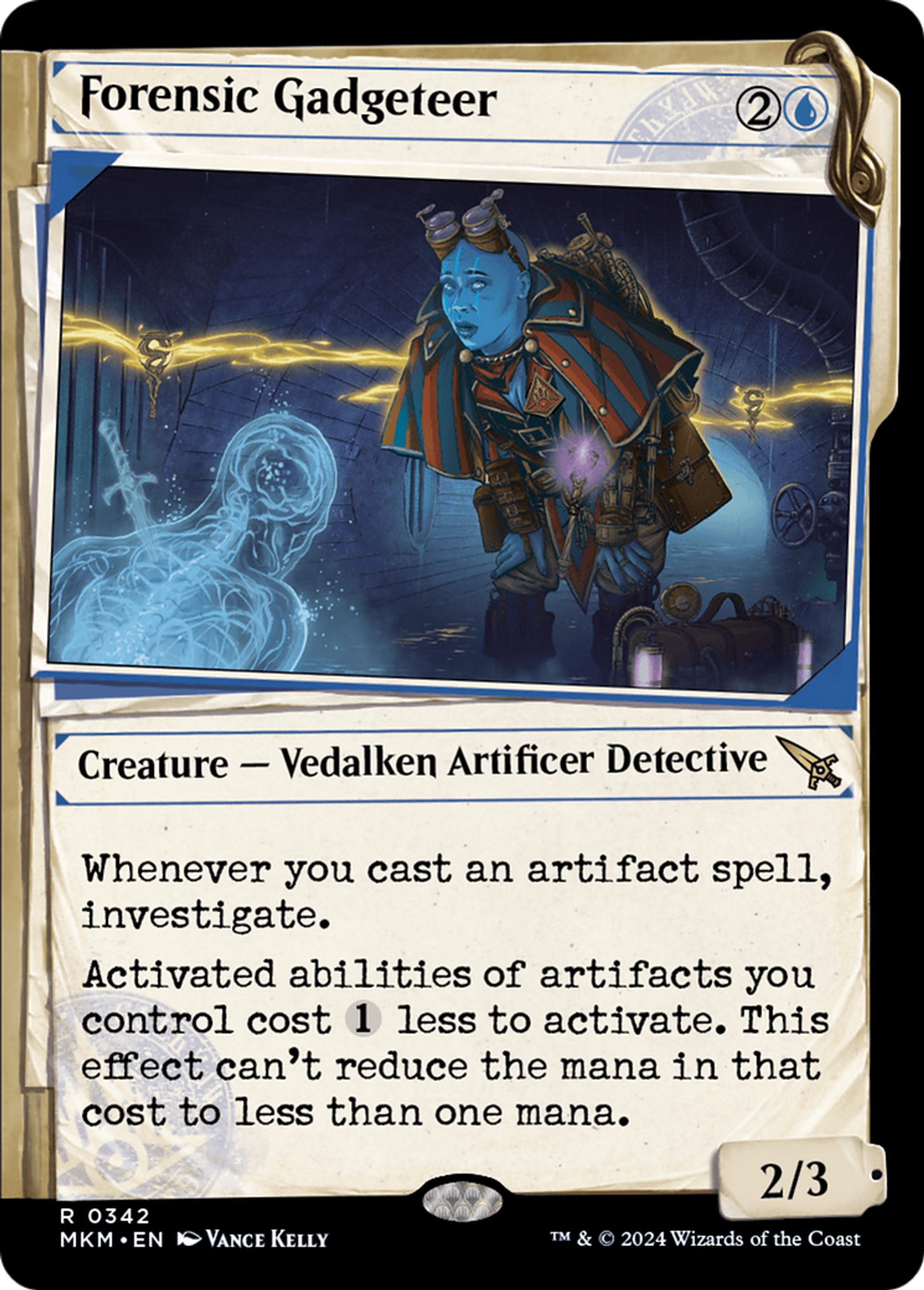 Forensic Gadgeteer — Murders at Karlov Manor — Magic: The Gathering