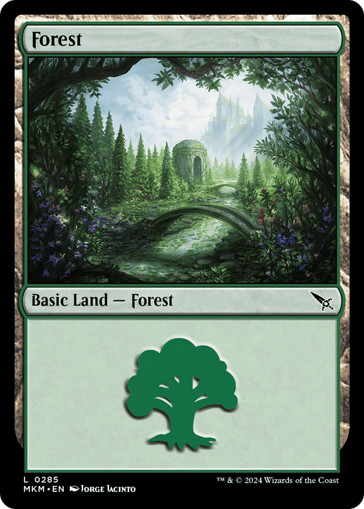 Forest — Murders at Karlov Manor — Magic: The Gathering