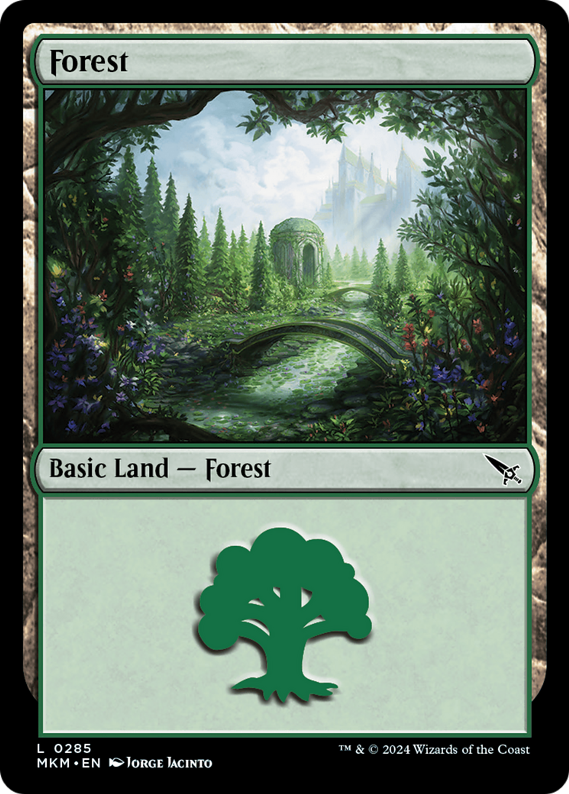 Forest — Murders at Karlov Manor — Magic: The Gathering