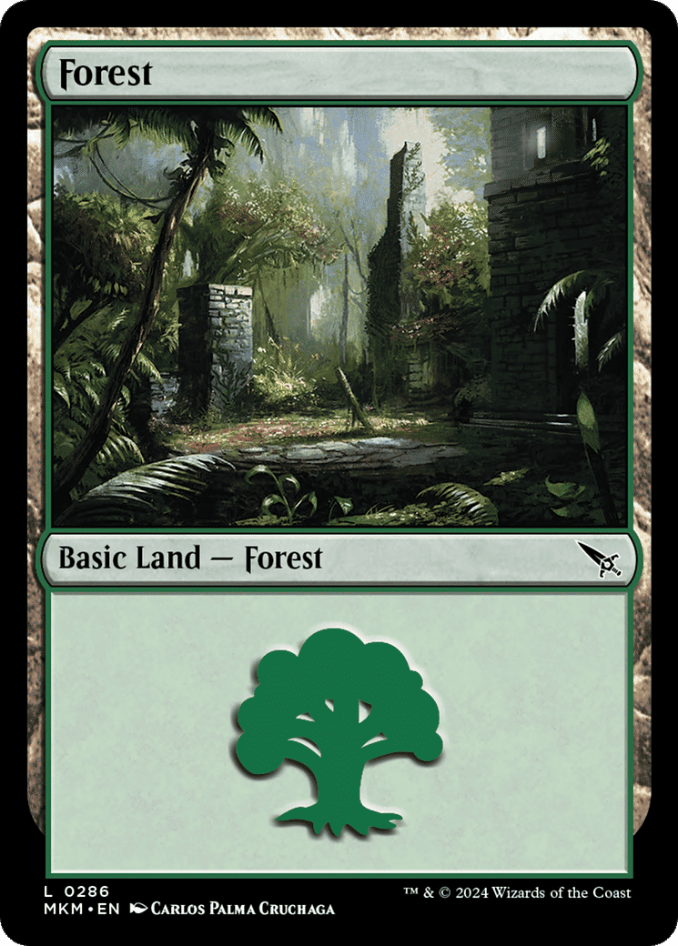 Forest — Murders at Karlov Manor — Magic: The Gathering