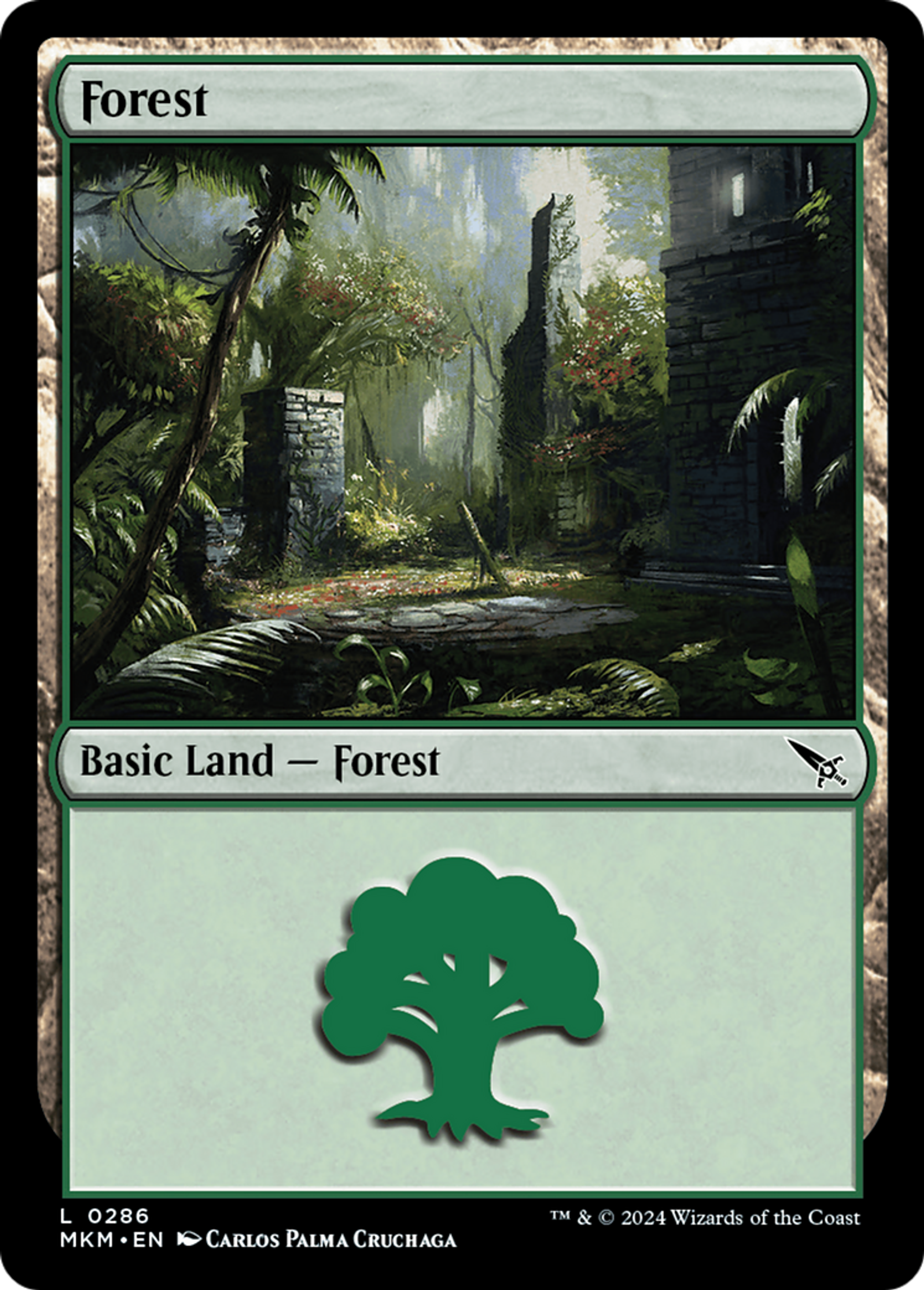 Forest — Murders at Karlov Manor — Magic: The Gathering