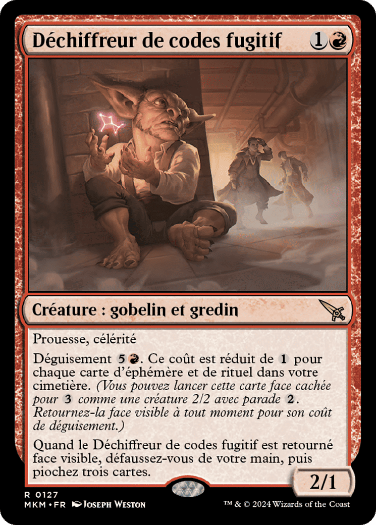 Déchiffreur de codes fugitif — Murders at Karlov Manor — Magic: The Gathering