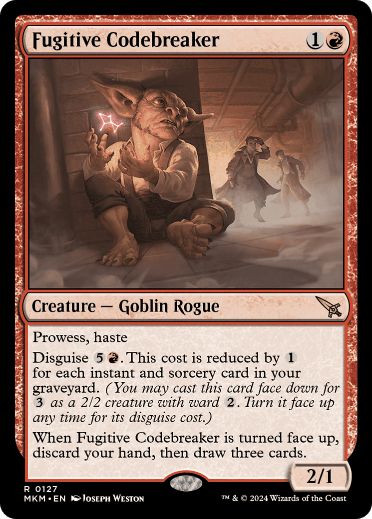 Fugitive Codebreaker — Murders at Karlov Manor — Magic: The Gathering