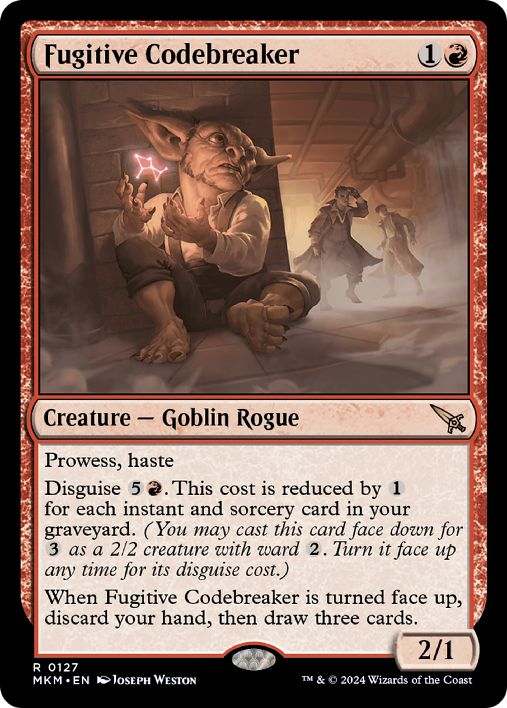 Fugitive Codebreaker — Murders at Karlov Manor — Magic: The Gathering