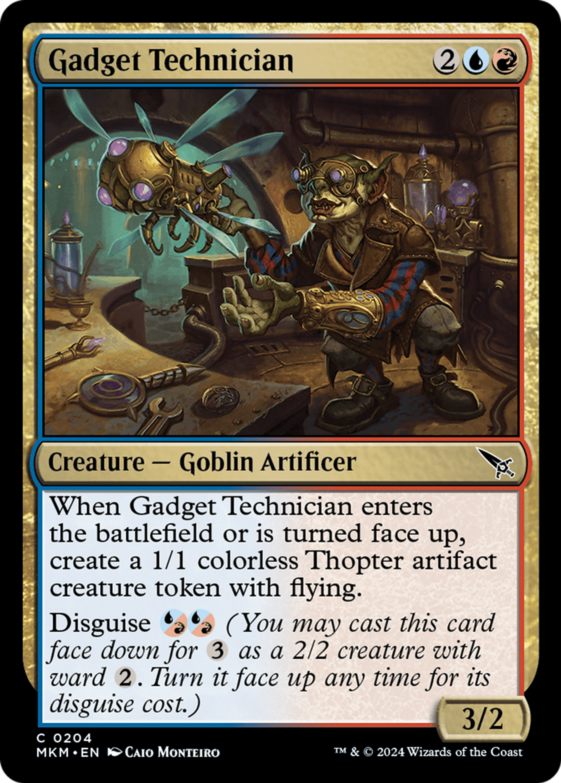 Gadget Technician — Murders at Karlov Manor — Magic: The Gathering