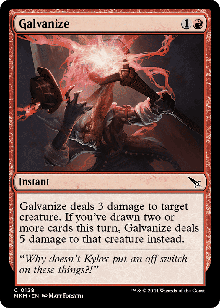 Galvanize — Murders at Karlov Manor — Magic: The Gathering