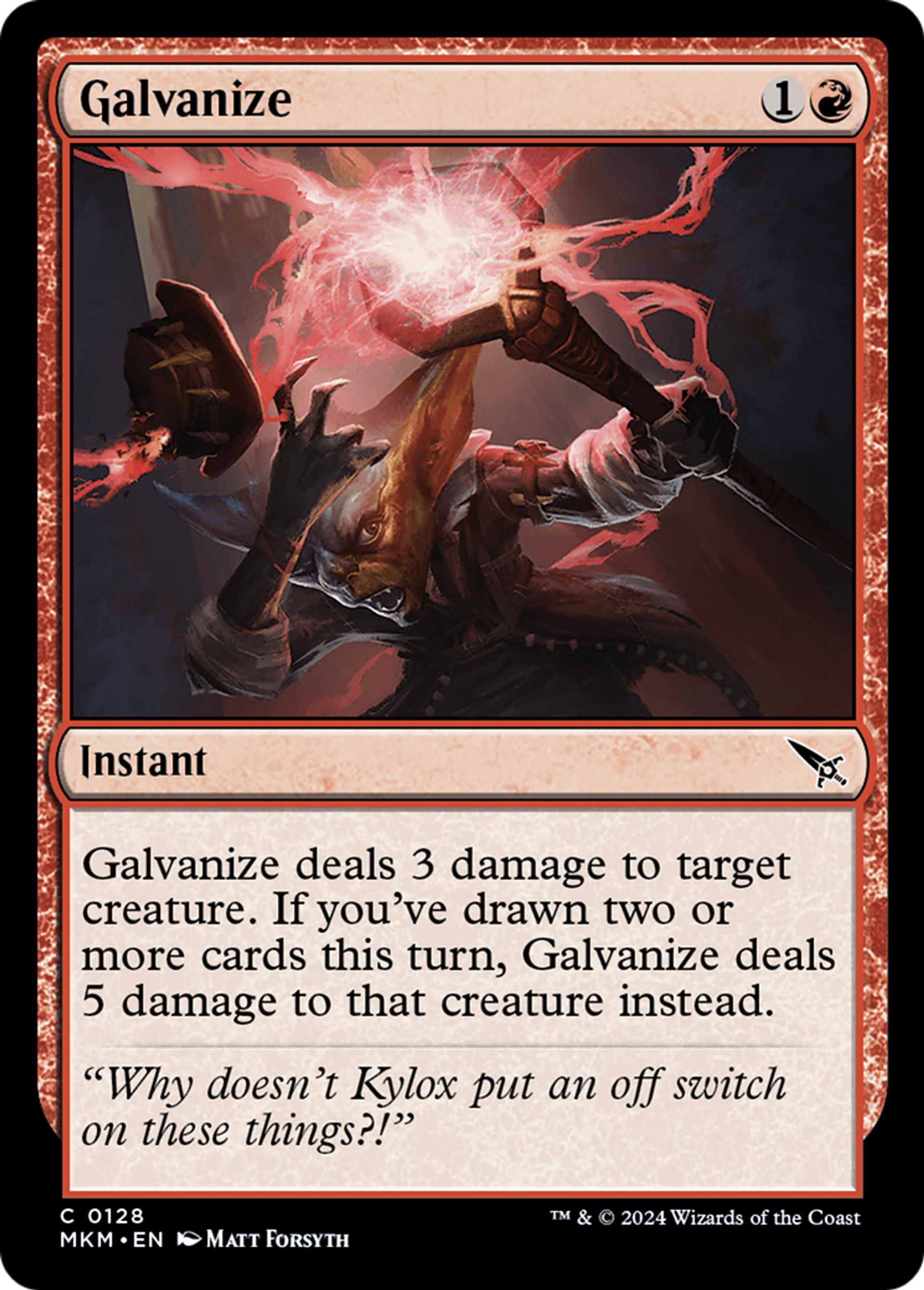 Galvanize — Murders at Karlov Manor — Magic: The Gathering