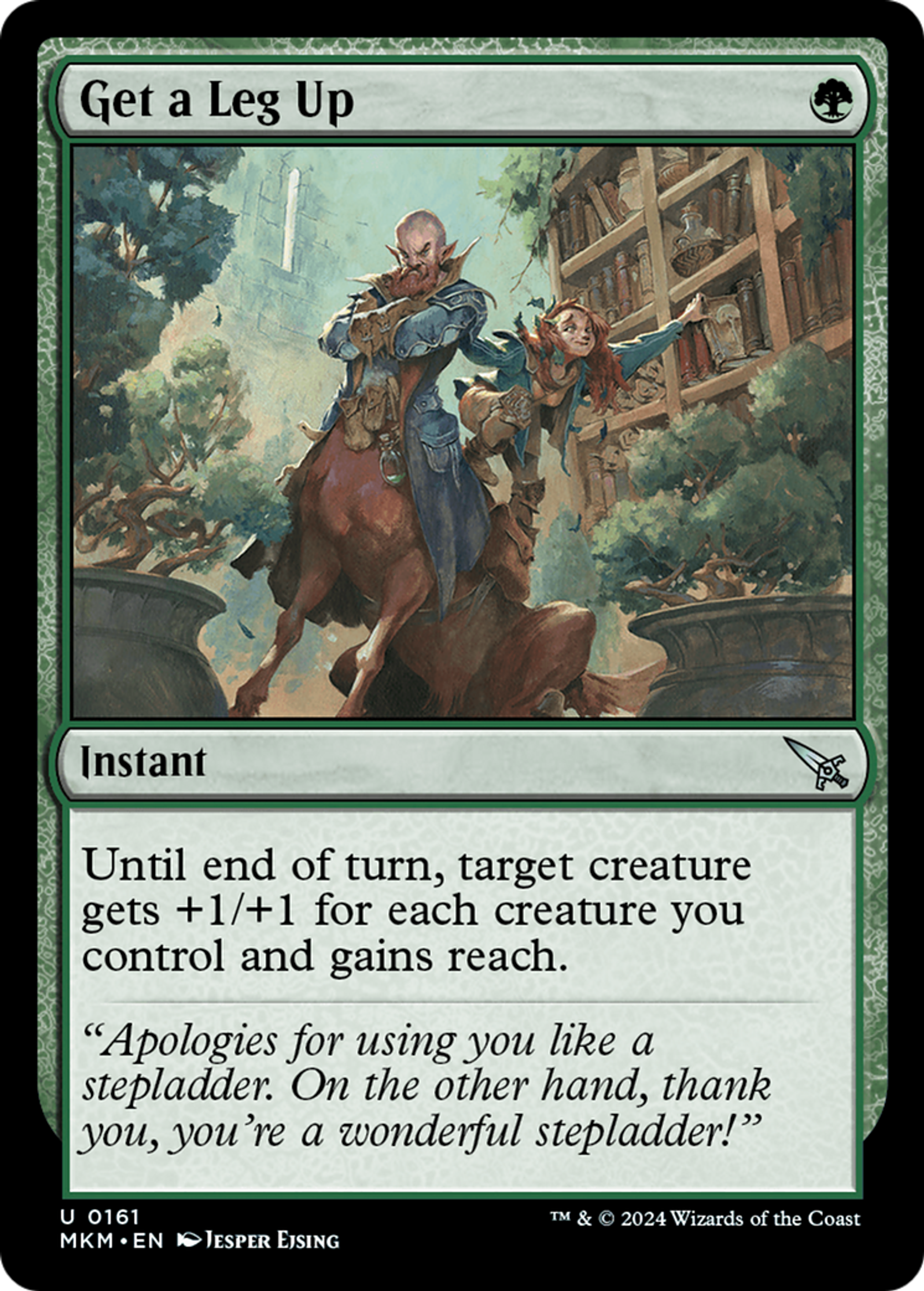 Get a Leg Up — Murders at Karlov Manor — Magic: The Gathering
