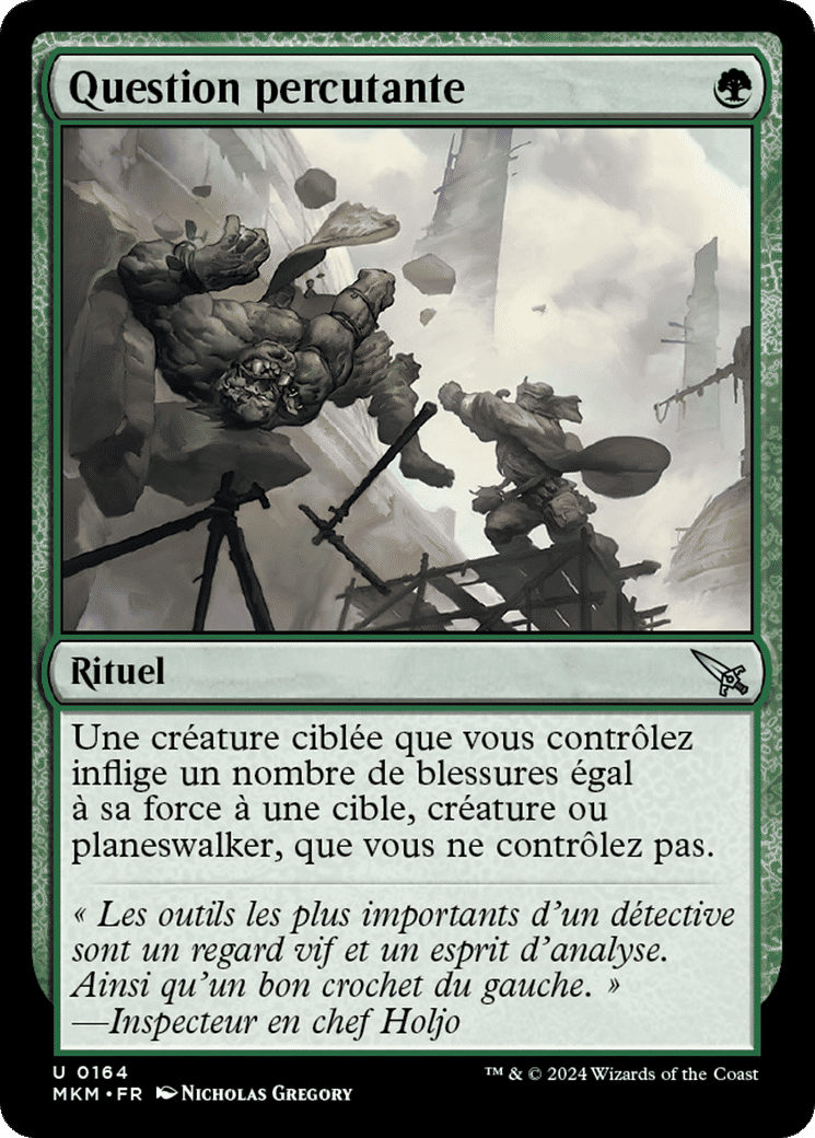 Question percutante — Murders at Karlov Manor — Magic: The Gathering