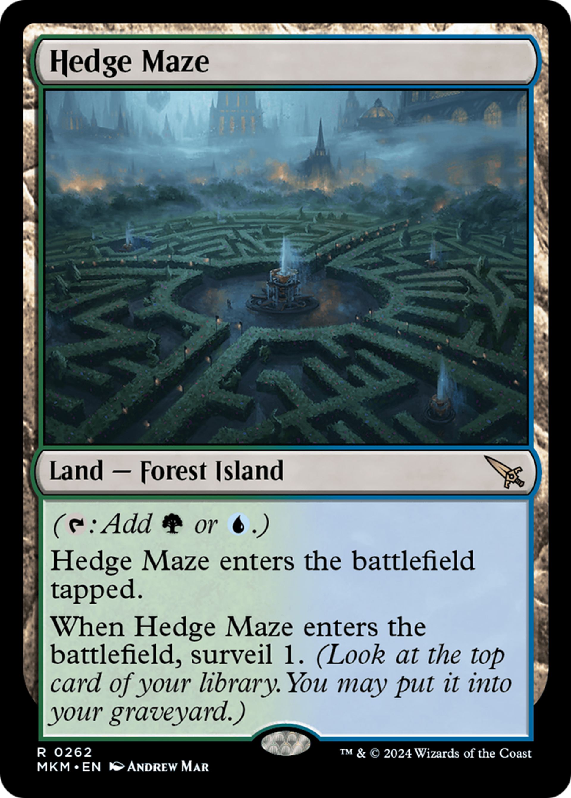Labyrinthe de haies — Murders at Karlov Manor — Magic: The Gathering