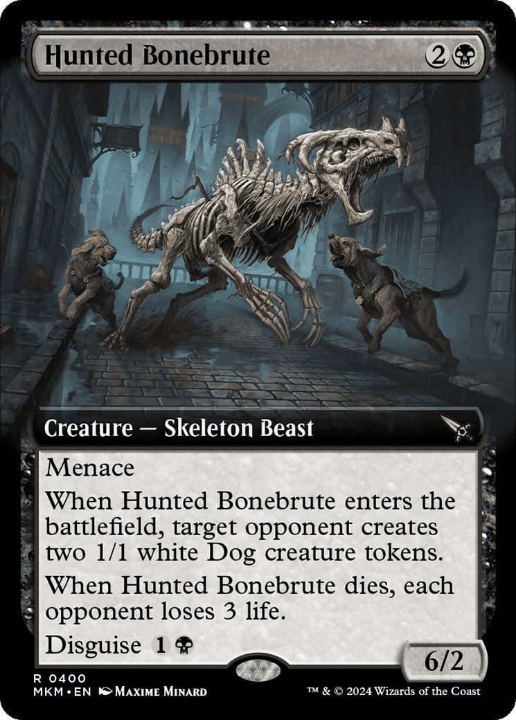 Hunted Bonebrute — Murders at Karlov Manor — Magic: The Gathering