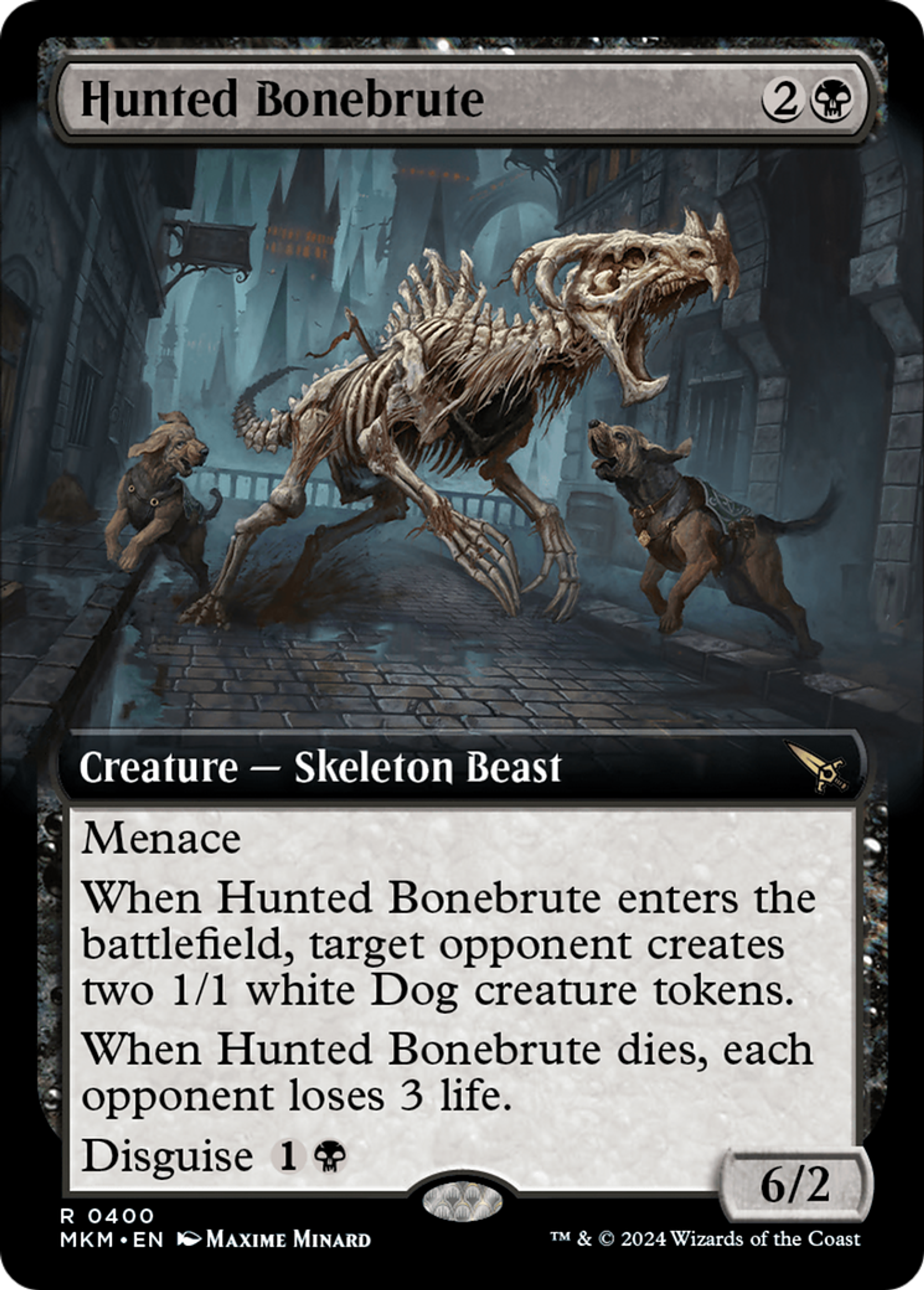 Hunted Bonebrute — Murders at Karlov Manor — Magic: The Gathering