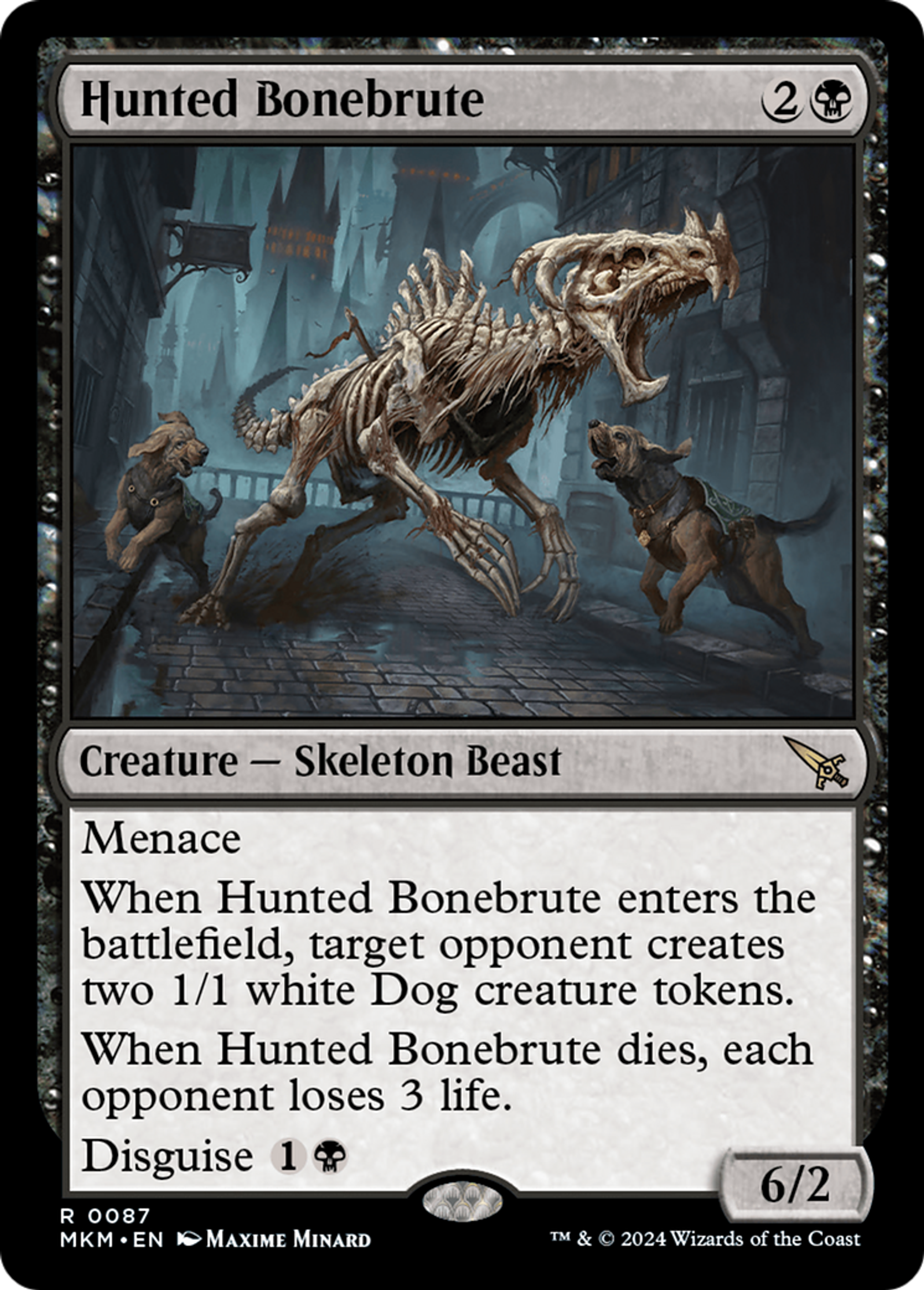 Hunted Bonebrute — Murders at Karlov Manor — Magic: The Gathering