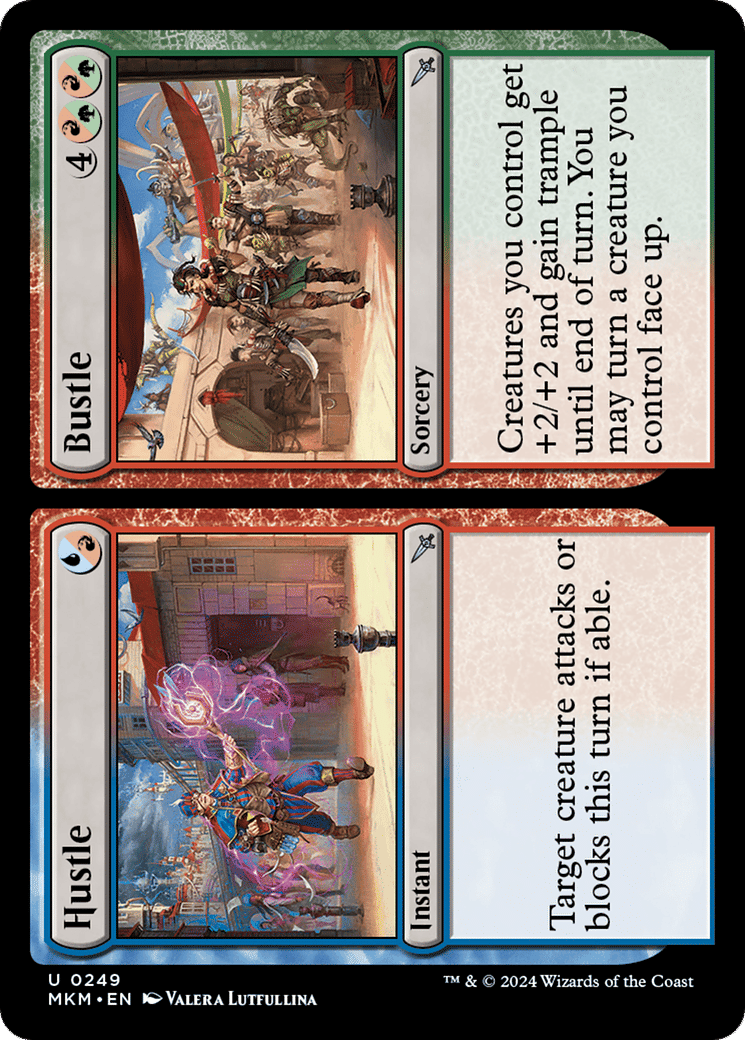 Hustle // Bustle — Murders at Karlov Manor — Magic: The Gathering