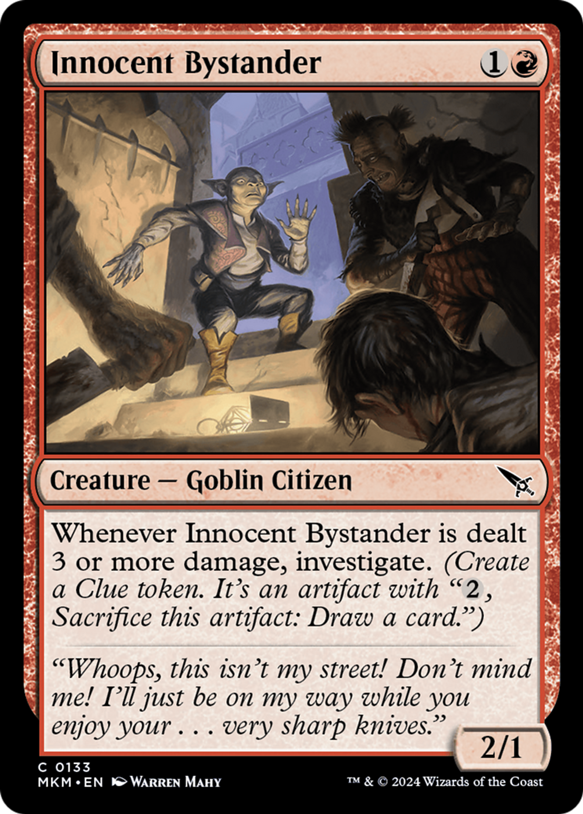 Innocent Bystander — Murders at Karlov Manor — Magic: The Gathering