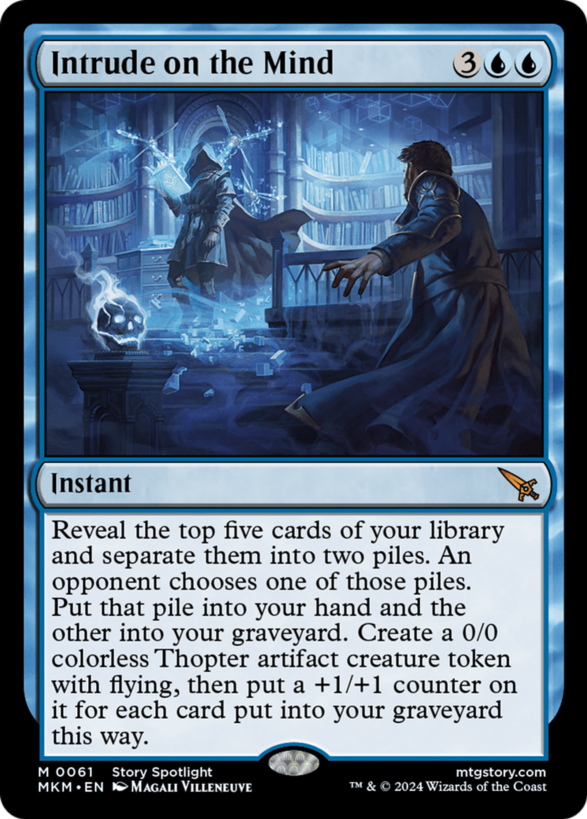 Intrude on the Mind — Murders at Karlov Manor — Magic: The Gathering