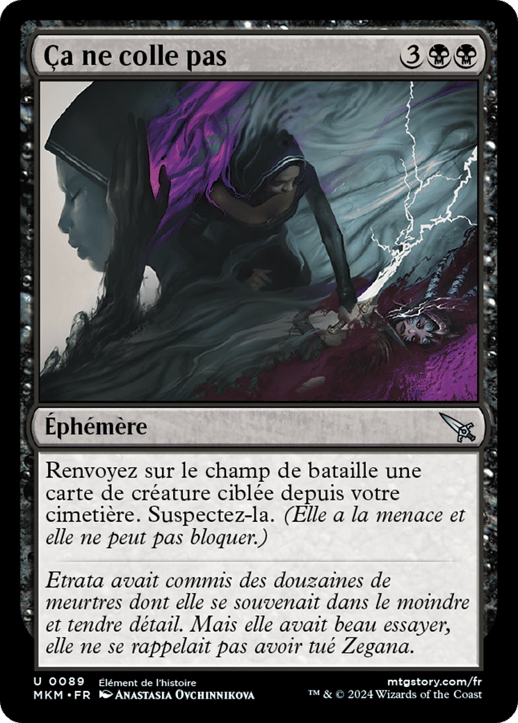 Ça ne colle pas — Murders at Karlov Manor — Magic: The Gathering