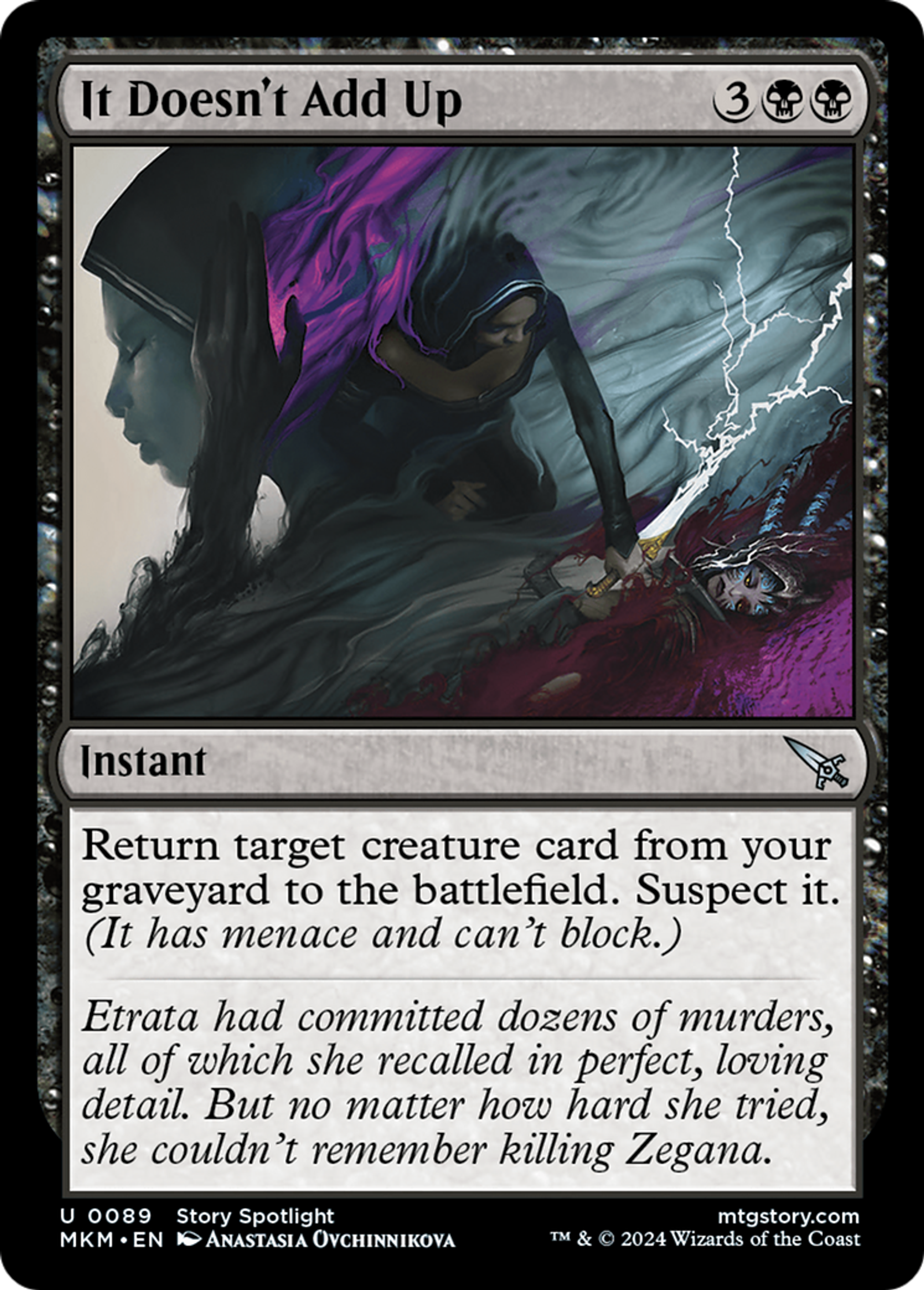It Doesn't Add Up — Murders at Karlov Manor — Magic: The Gathering