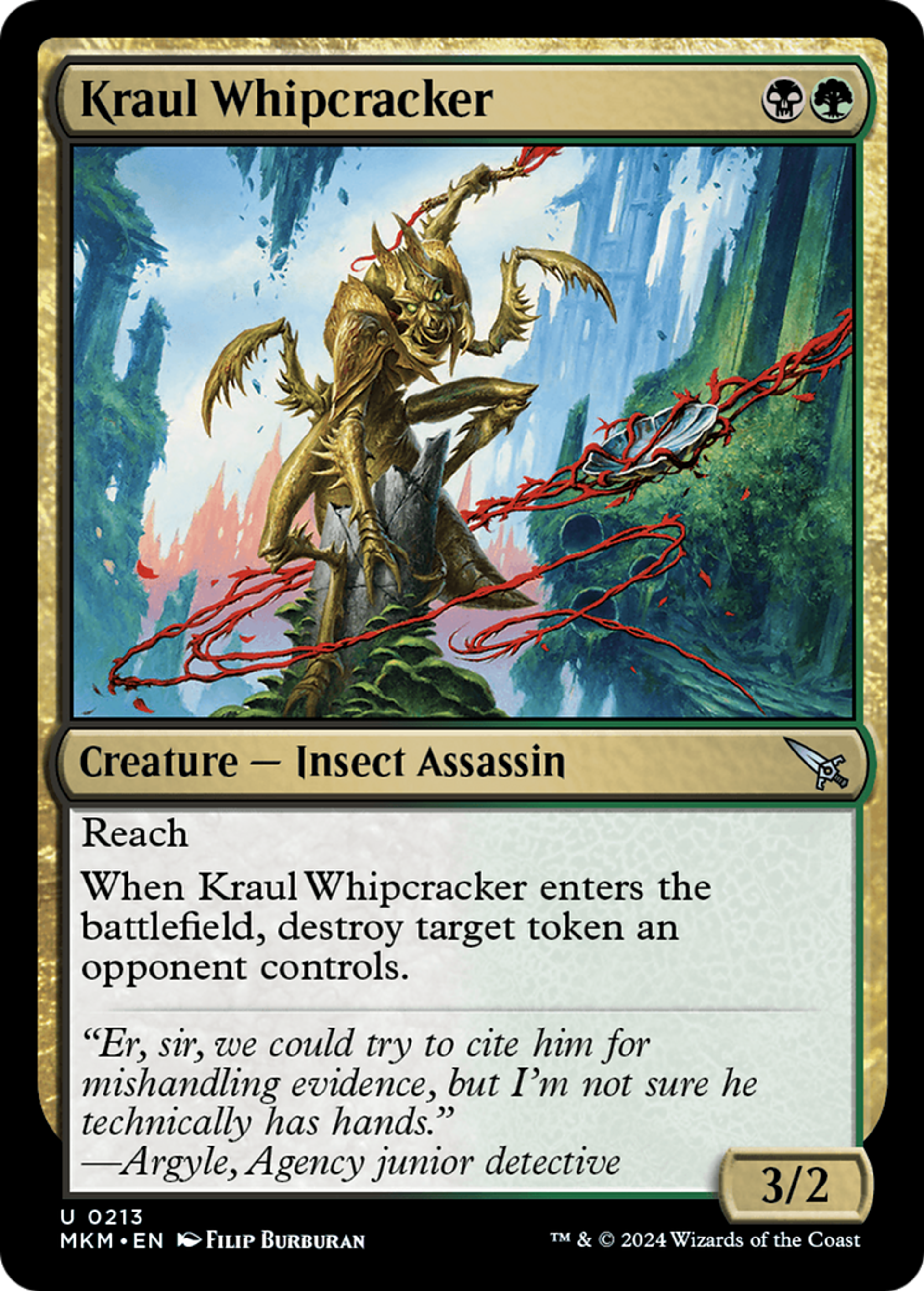 Kraul Whipcracker — Murders at Karlov Manor — Magic: The Gathering