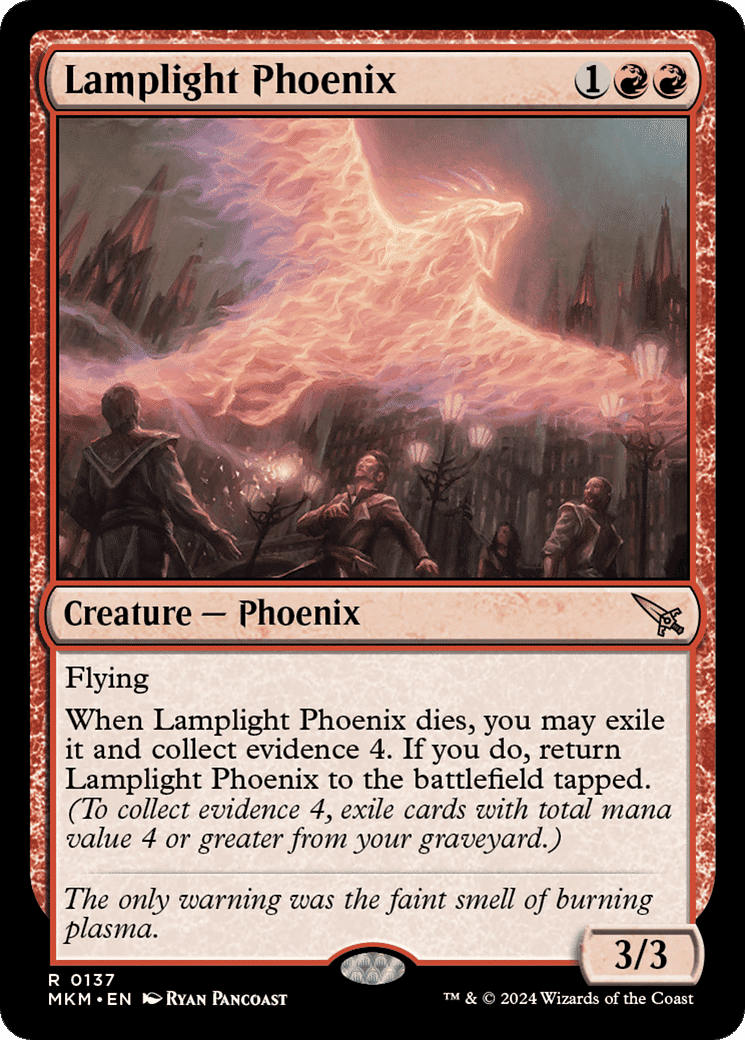 Lamplight Phoenix — Murders at Karlov Manor — Magic: The Gathering