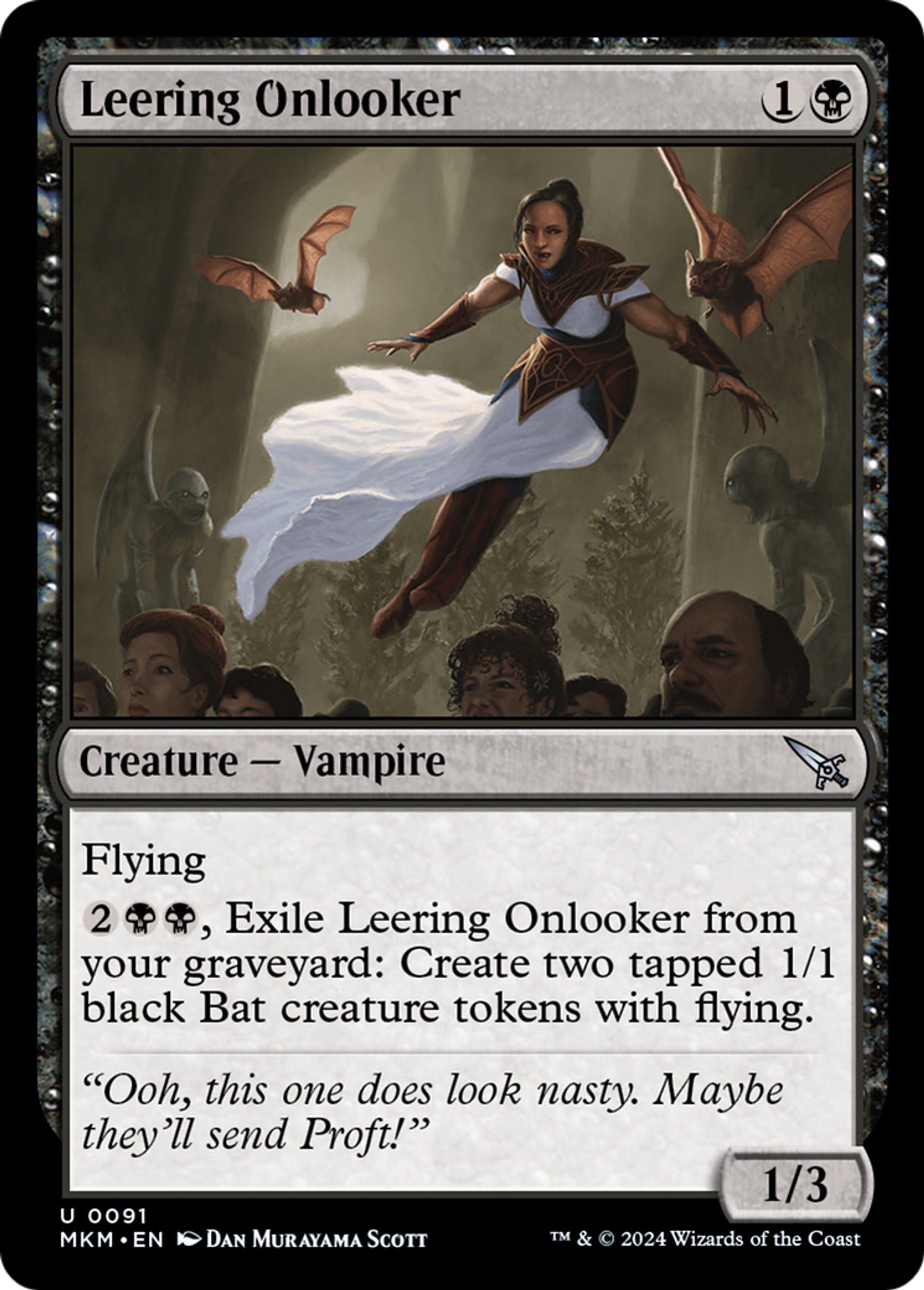 Leering Onlooker — Murders at Karlov Manor — Magic: The Gathering