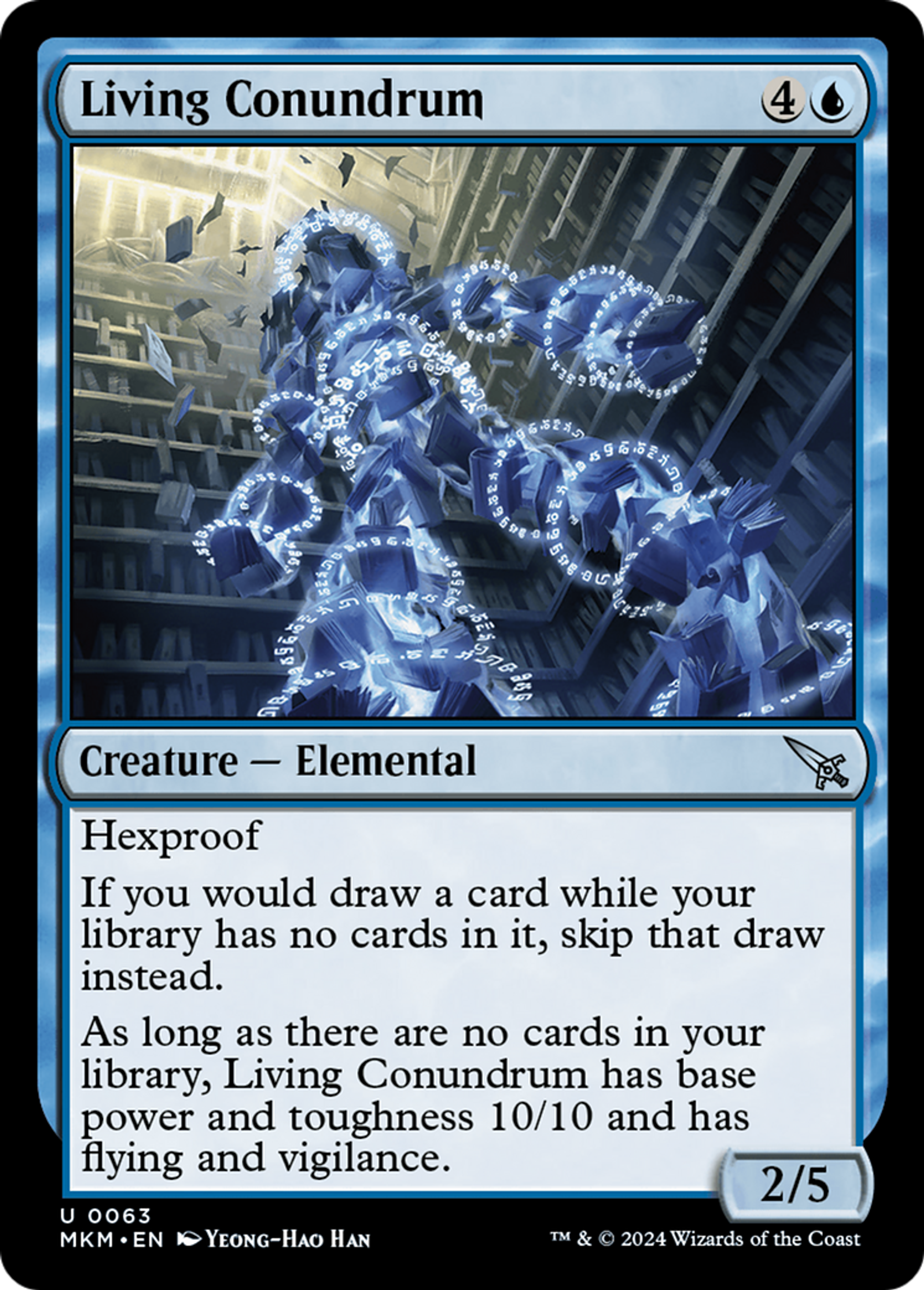 Living Conundrum — Murders at Karlov Manor — Magic: The Gathering