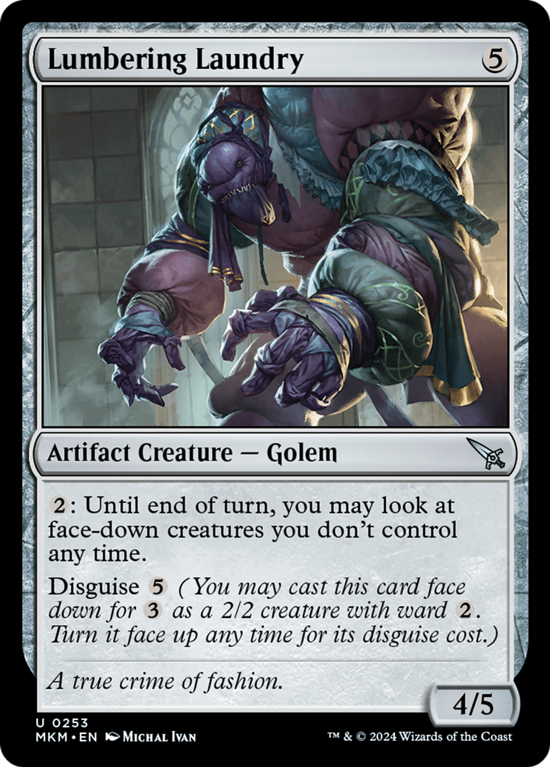 Lumbering Laundry — Murders at Karlov Manor — Magic: The Gathering