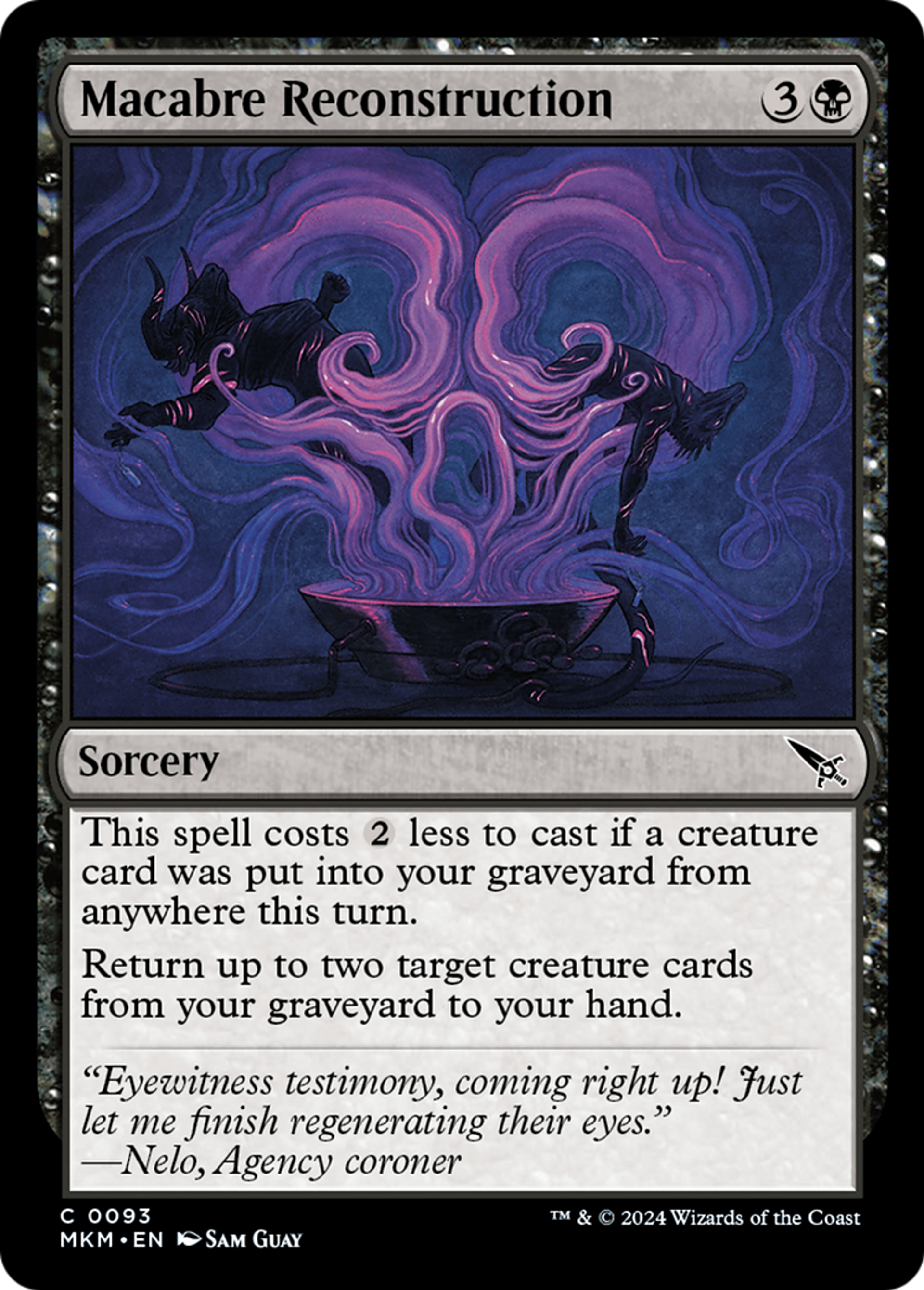 Reconstitution macabre — Murders at Karlov Manor — Magic: The Gathering