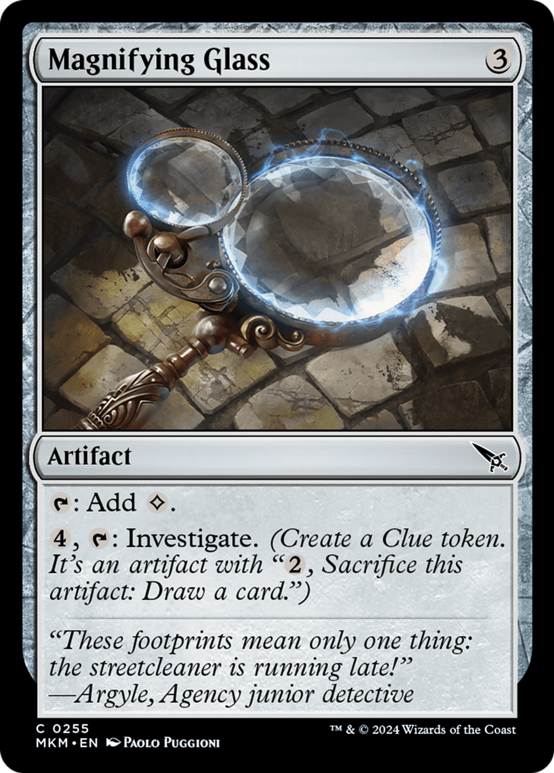 Magnifying Glass — Murders at Karlov Manor — Magic: The Gathering