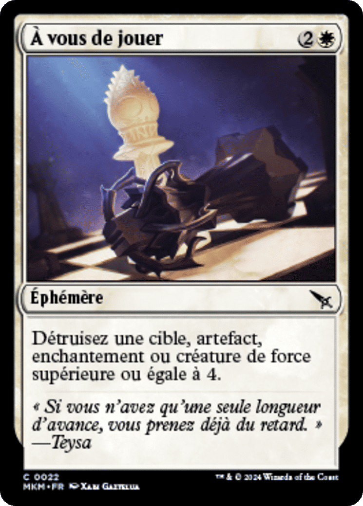 À vous de jouer — Murders at Karlov Manor — Magic: The Gathering