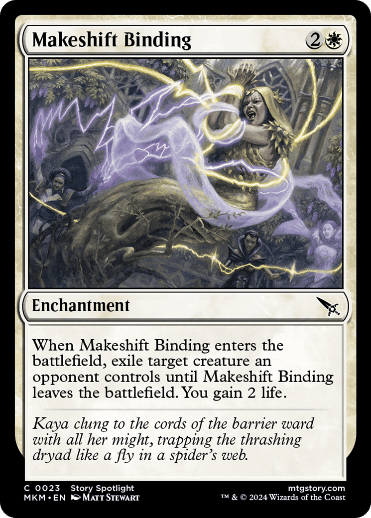 Makeshift Binding — Murders at Karlov Manor — Magic: The Gathering