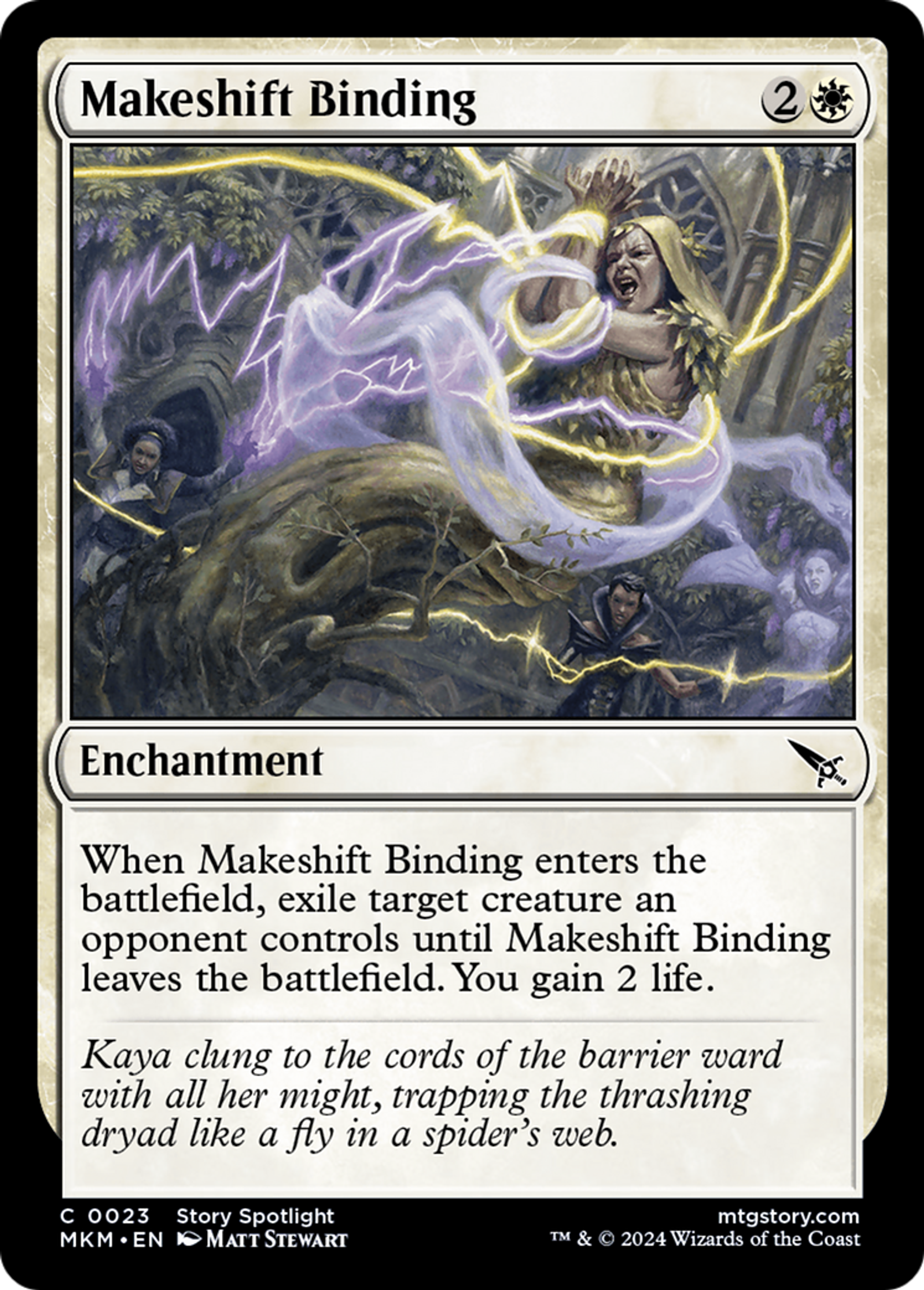 Makeshift Binding — Murders at Karlov Manor — Magic: The Gathering