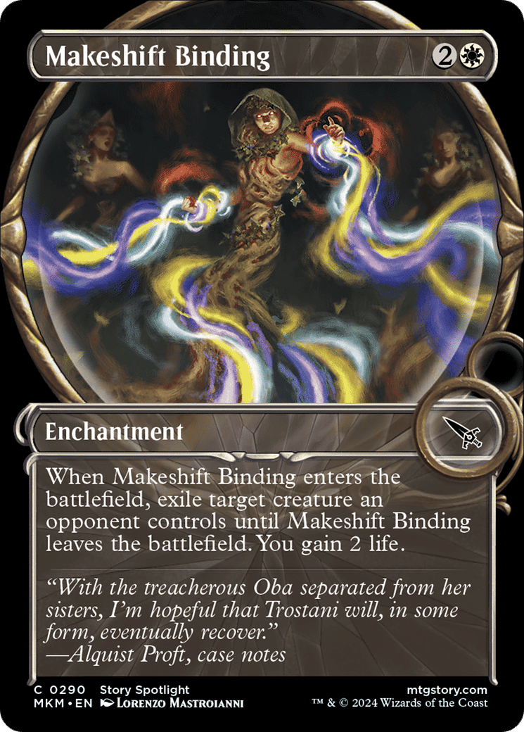 Makeshift Binding — Murders at Karlov Manor — Magic: The Gathering