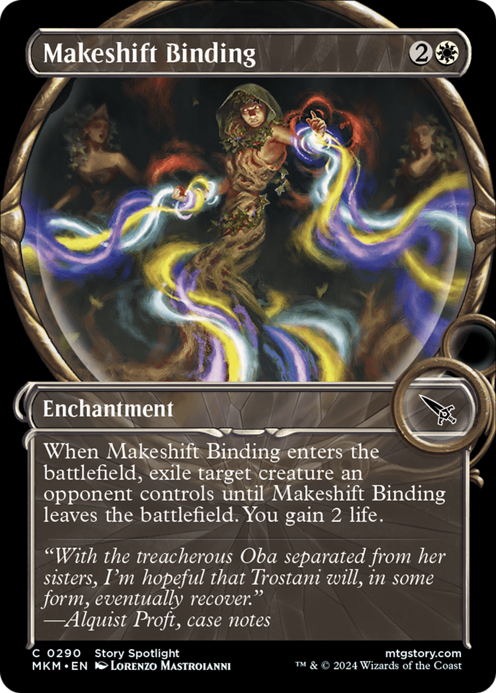 Makeshift Binding — Murders at Karlov Manor — Magic: The Gathering