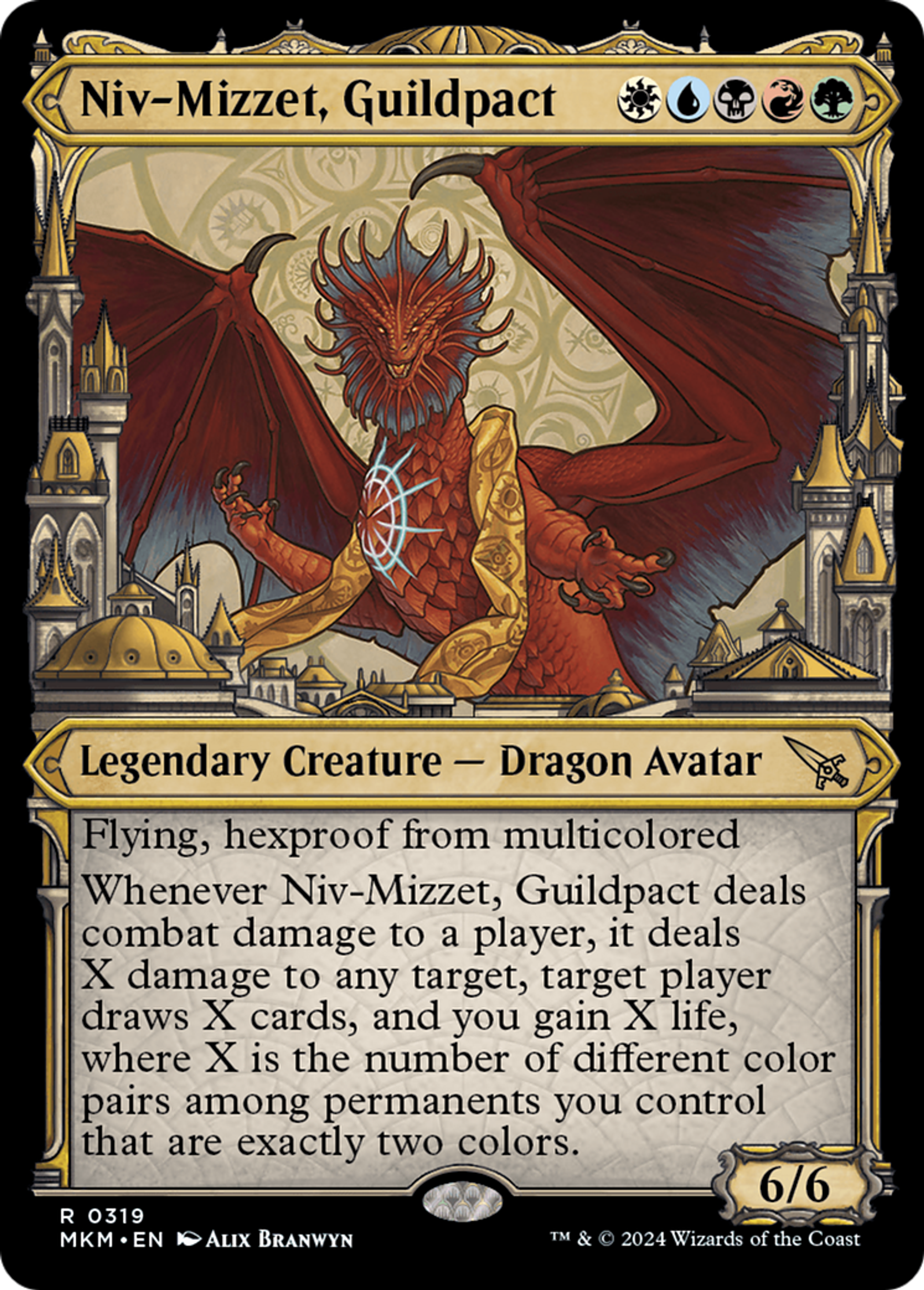 Niv-Mizzet, Guildpact — Murders at Karlov Manor — Magic: The Gathering