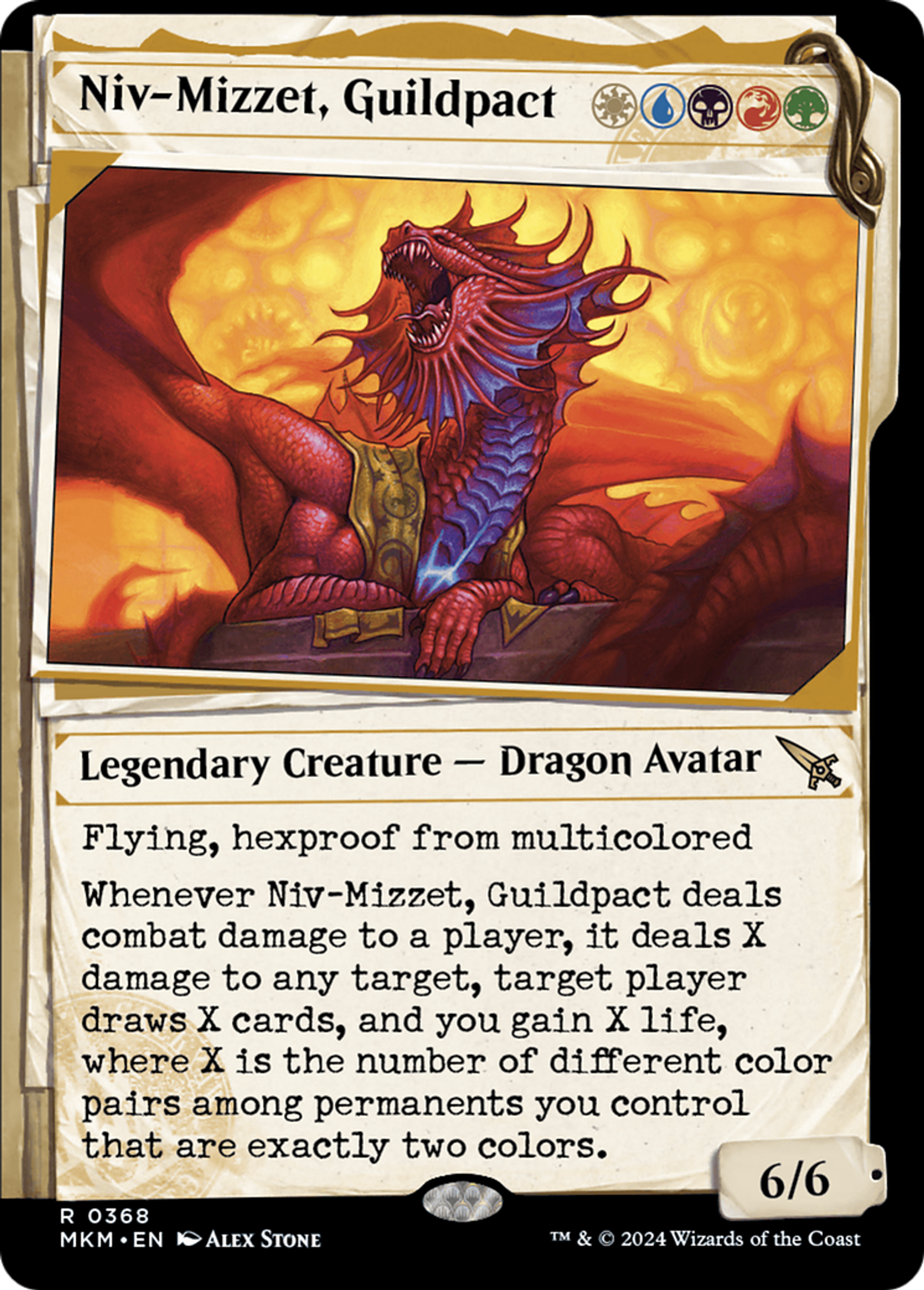 Niv-Mizzet, Guildpact — Murders at Karlov Manor — Magic: The Gathering